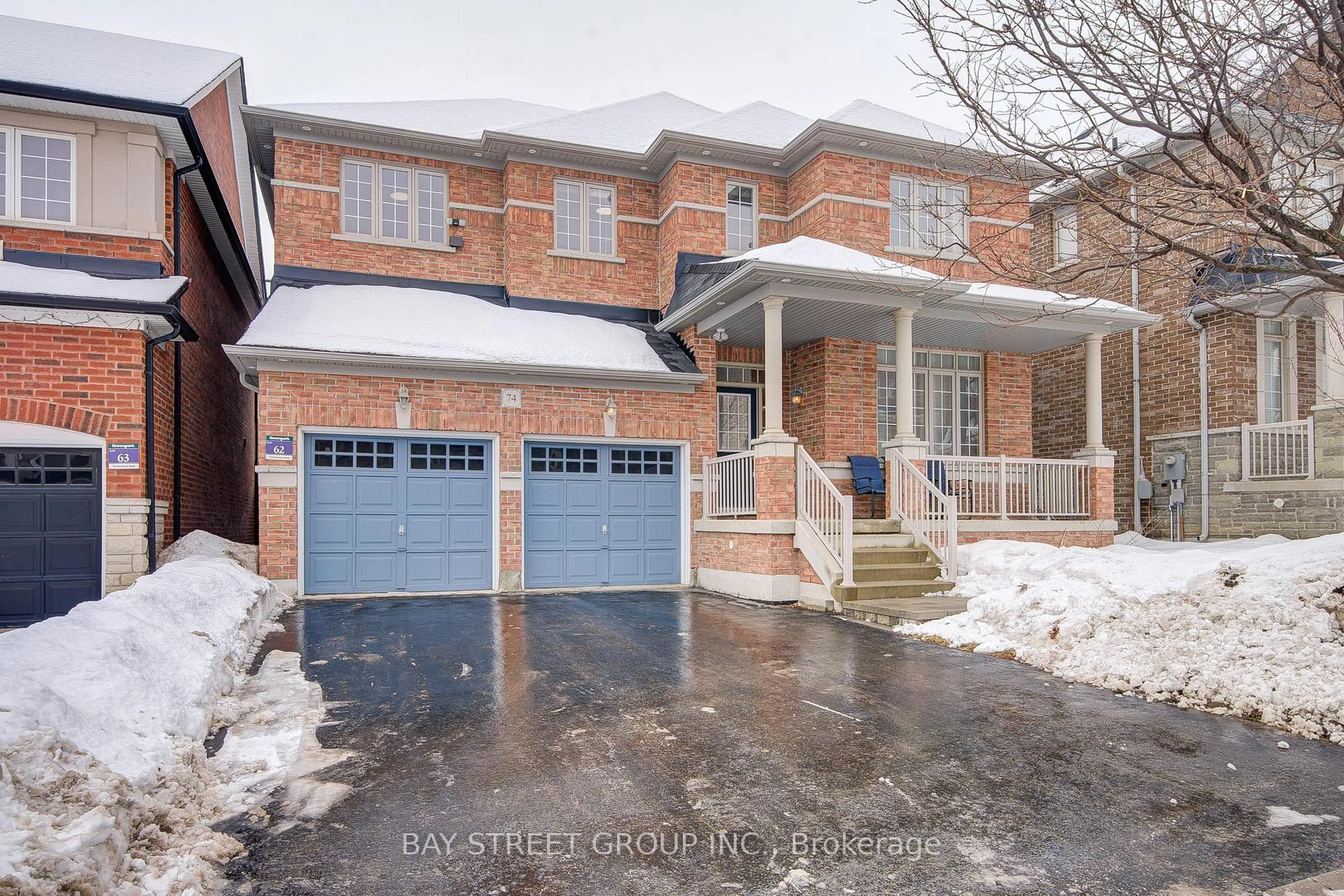 Home with brick exterior material, street for 74 Kentland St, Markham Ontario L6E 0L2