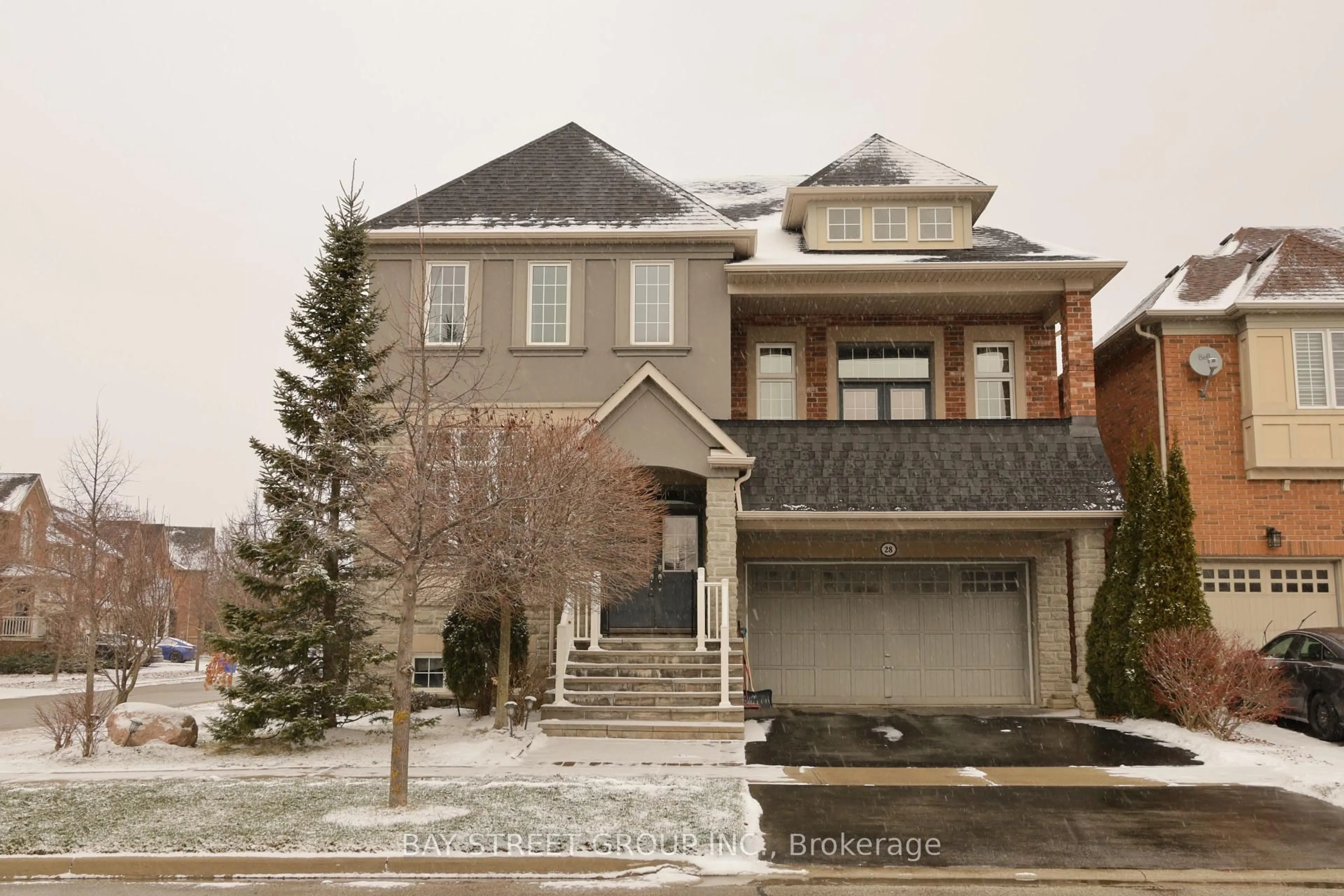 Home with brick exterior material, street for 28 Hearthside Ave, Richmond Hill Ontario L4E 5E7