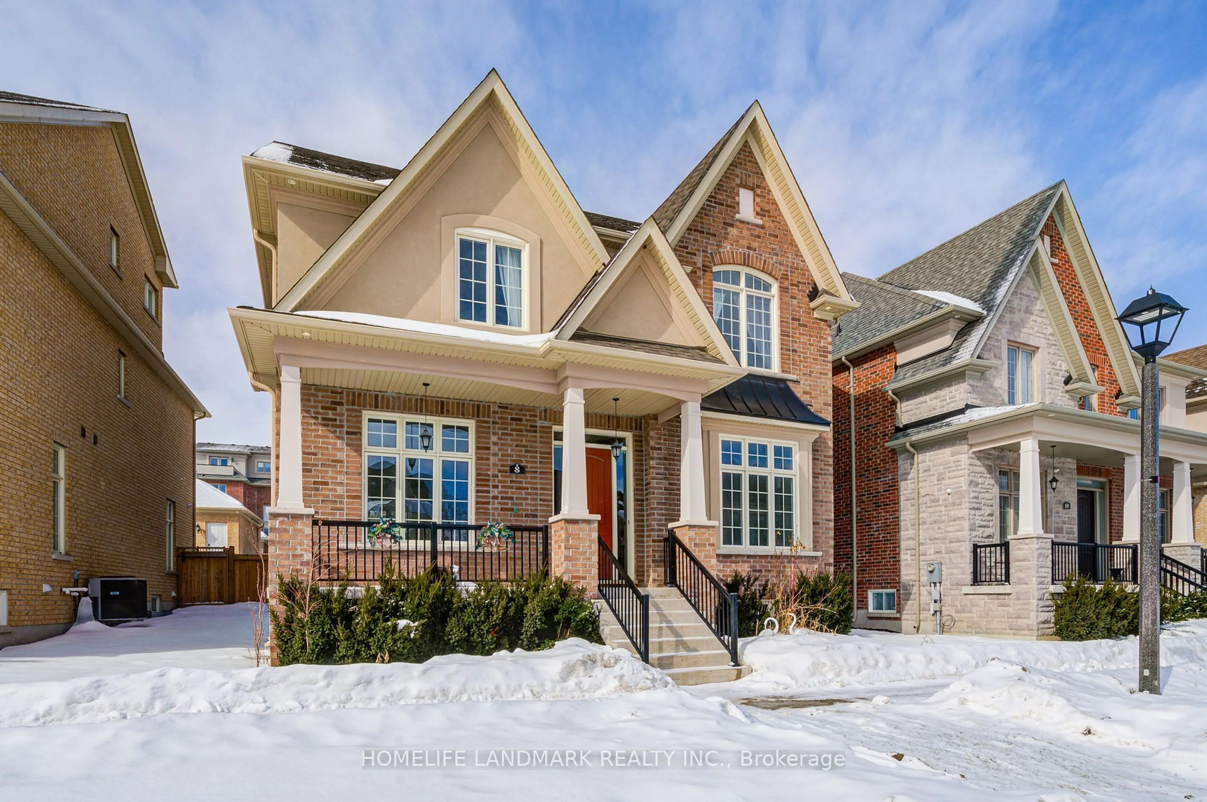 Home with brick exterior material, street for 8 Tralee Crt, Markham Ontario L6C 0V1