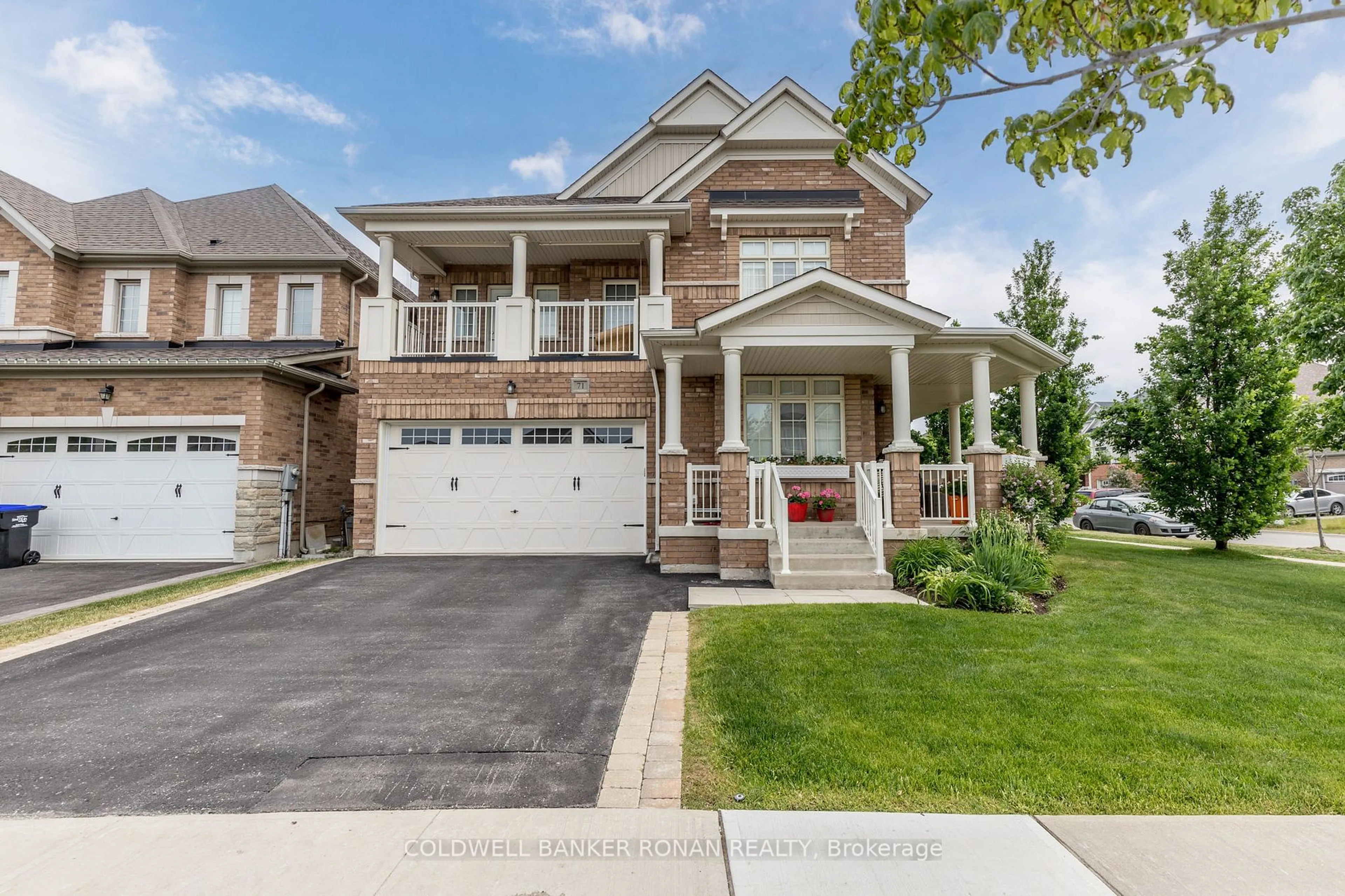 Home with brick exterior material, street for 71 Cauthers Cres, New Tecumseth Ontario L9R 0L2