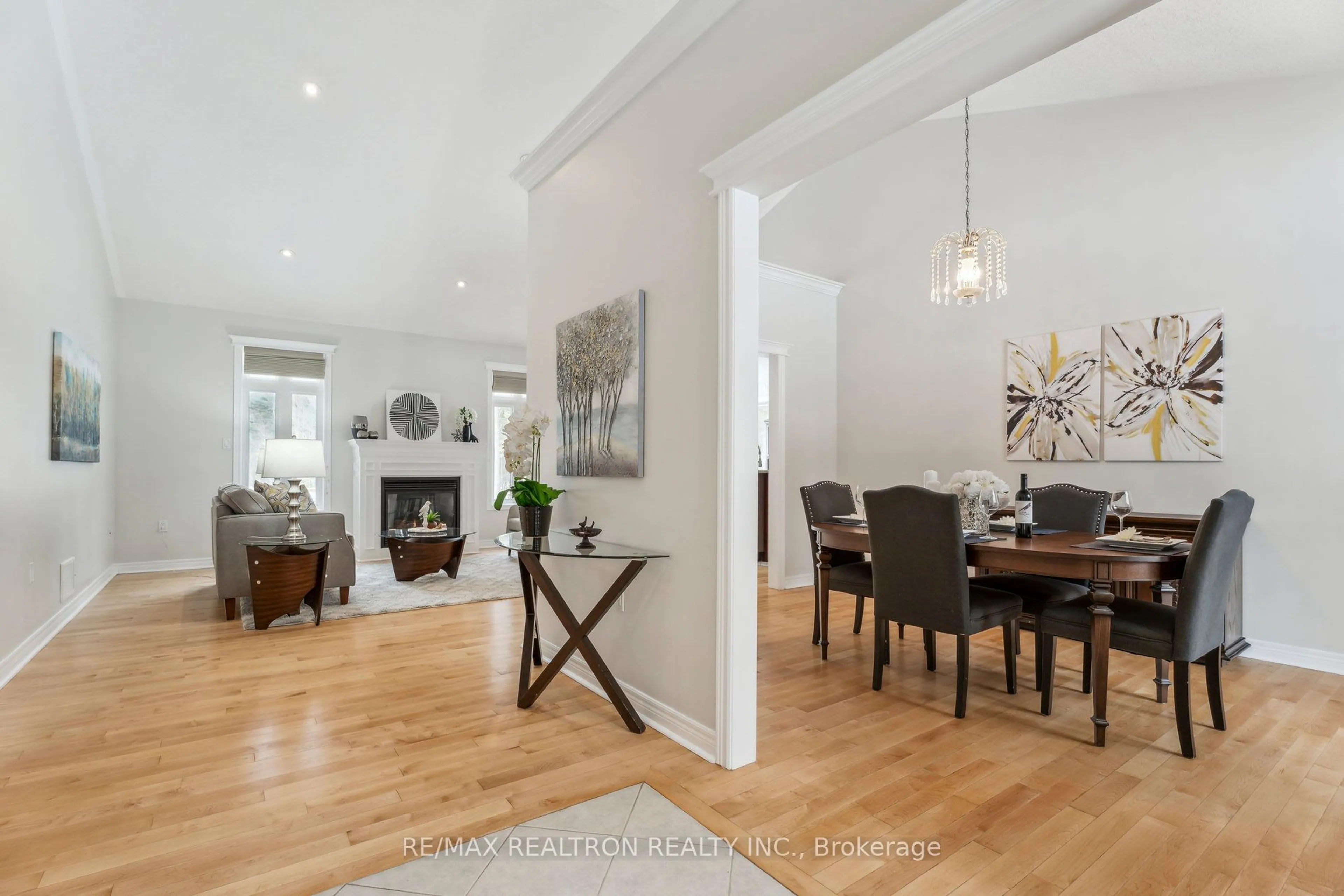 Dining room, wood/laminate floor for 7866 County Road 56 Rd, Essa Ontario L0M 1T0