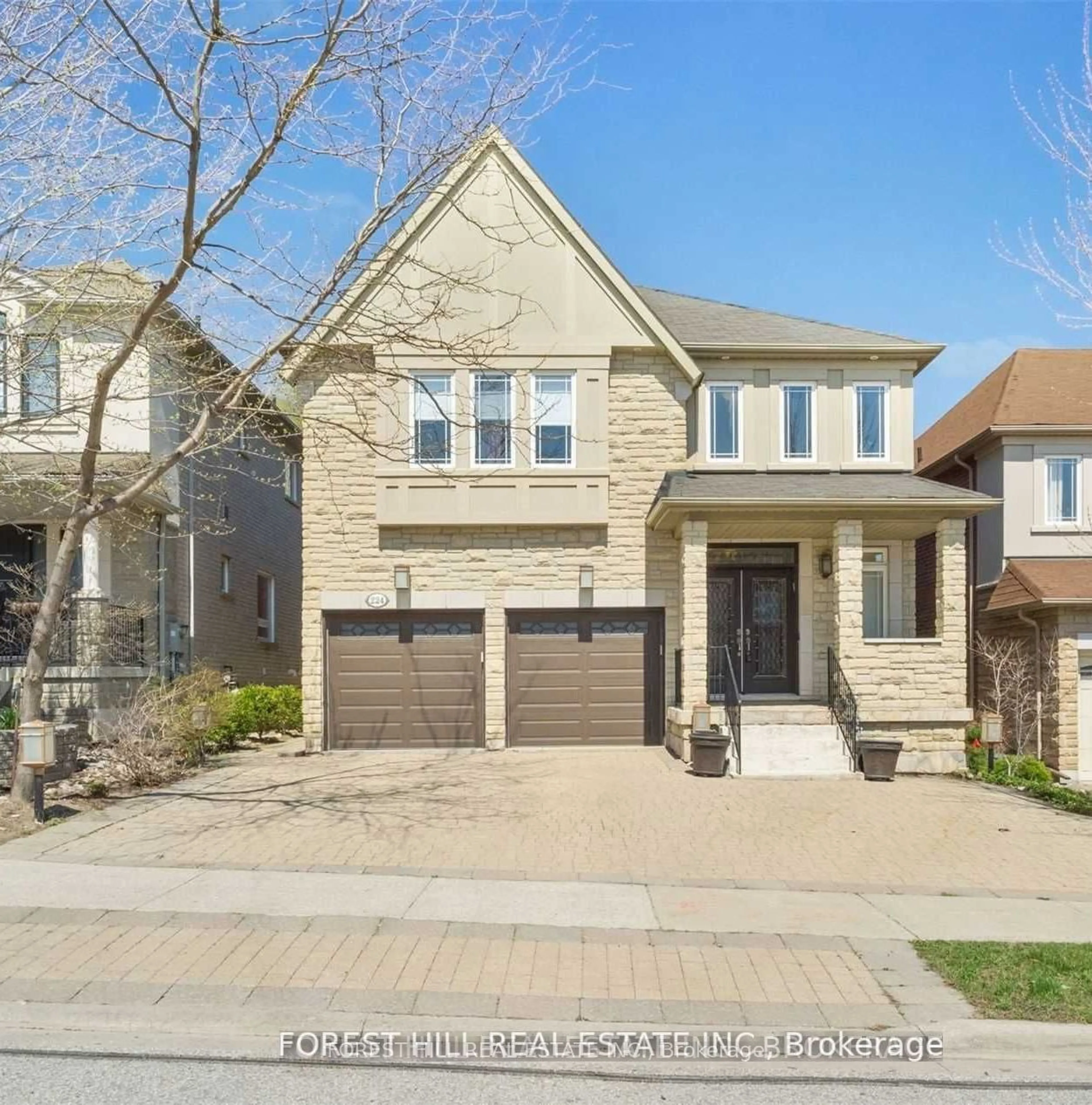 Home with brick exterior material, street for 224 Autumn Hill Blvd, Vaughan Ontario L4J 8Y5