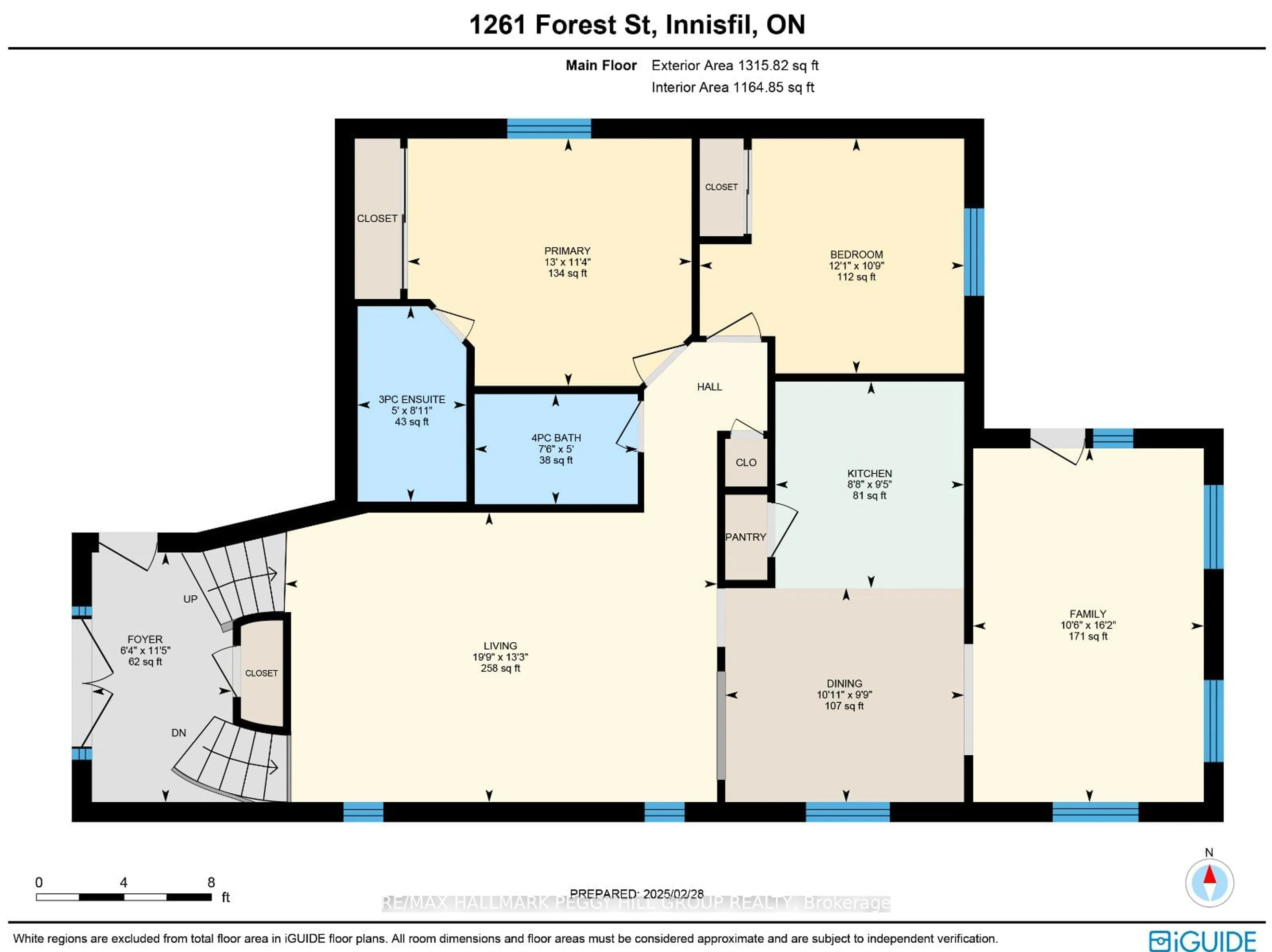 Floor plan for 1261 Forest St, Innisfil Ontario L9S 1Z6