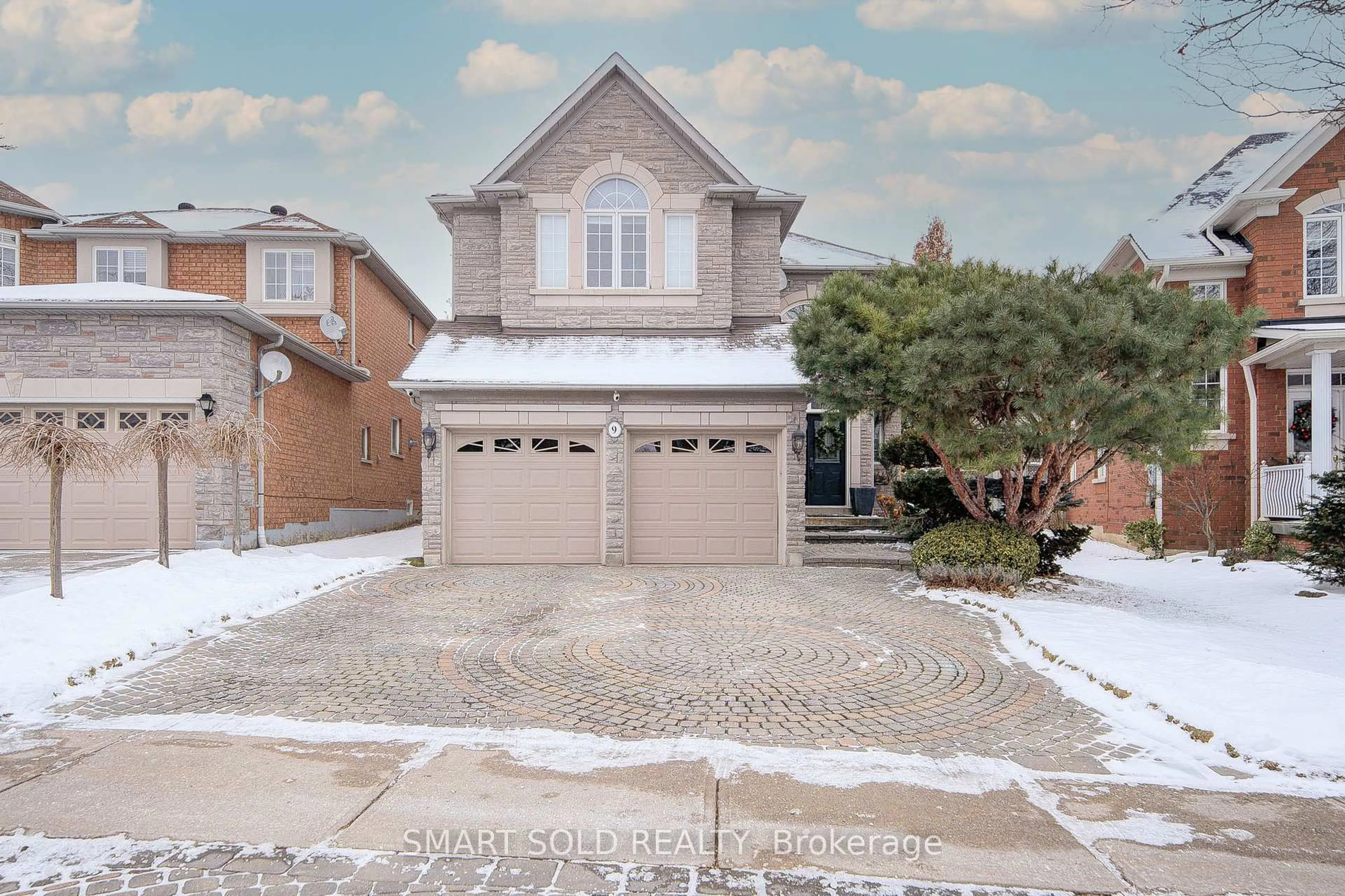 Home with brick exterior material, street for 9 Alpine Cres, Richmond Hill Ontario L4S 1W8