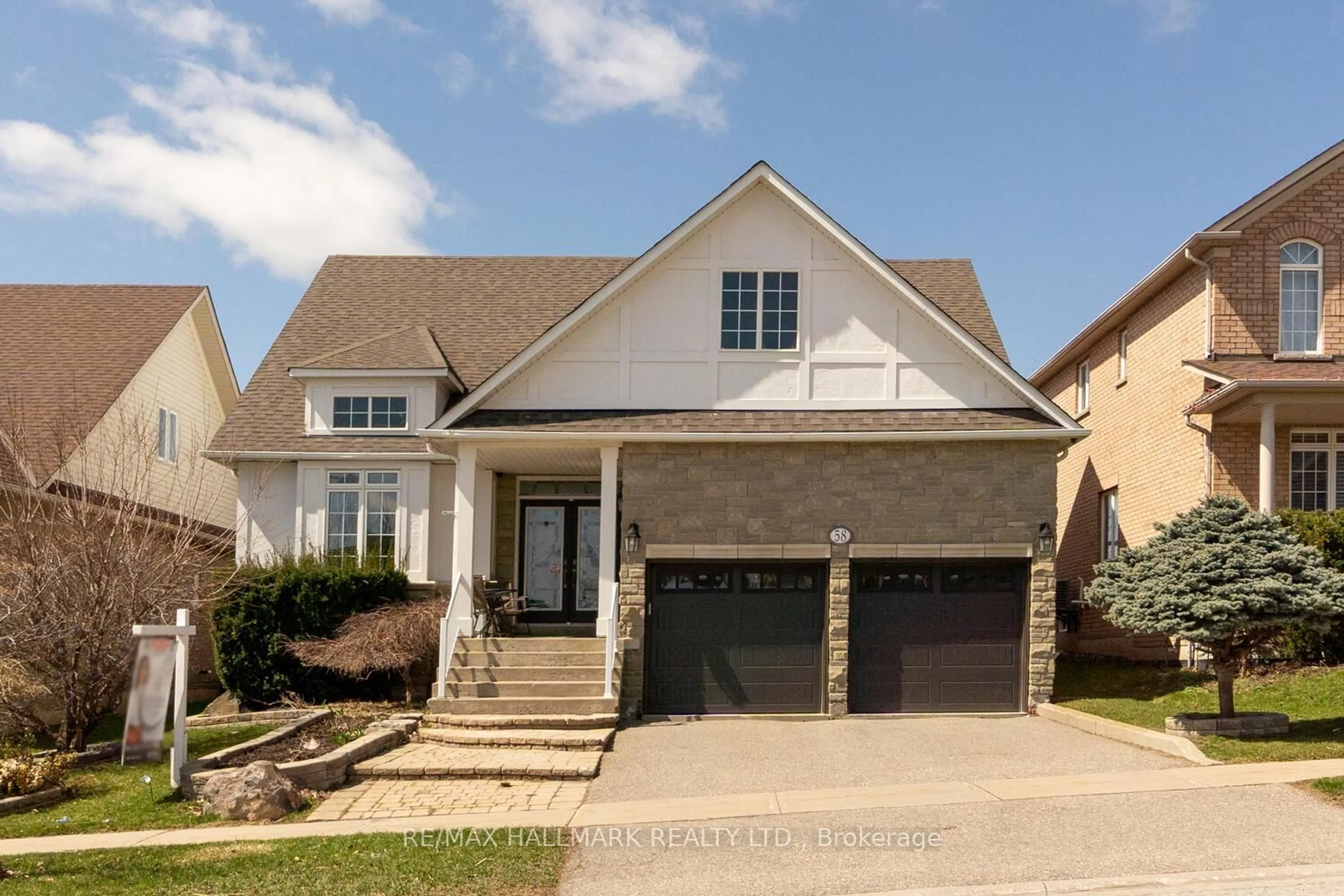 Home with brick exterior material, street for 58 Shadow Falls Dr, Richmond Hill Ontario L4E 4J9