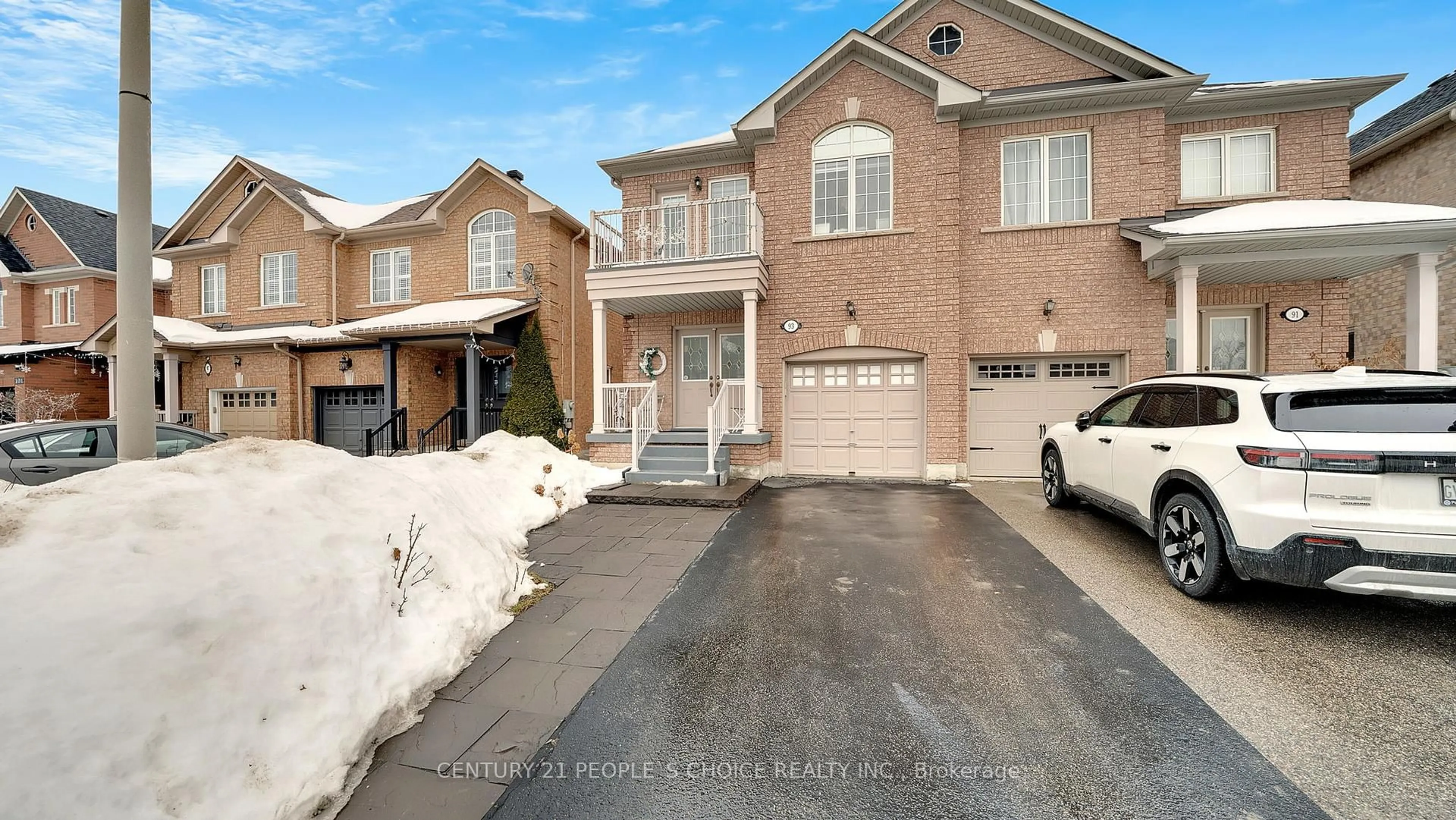 Home with brick exterior material, street for 93 Andes Cres, Vaughan Ontario L4H 3H3