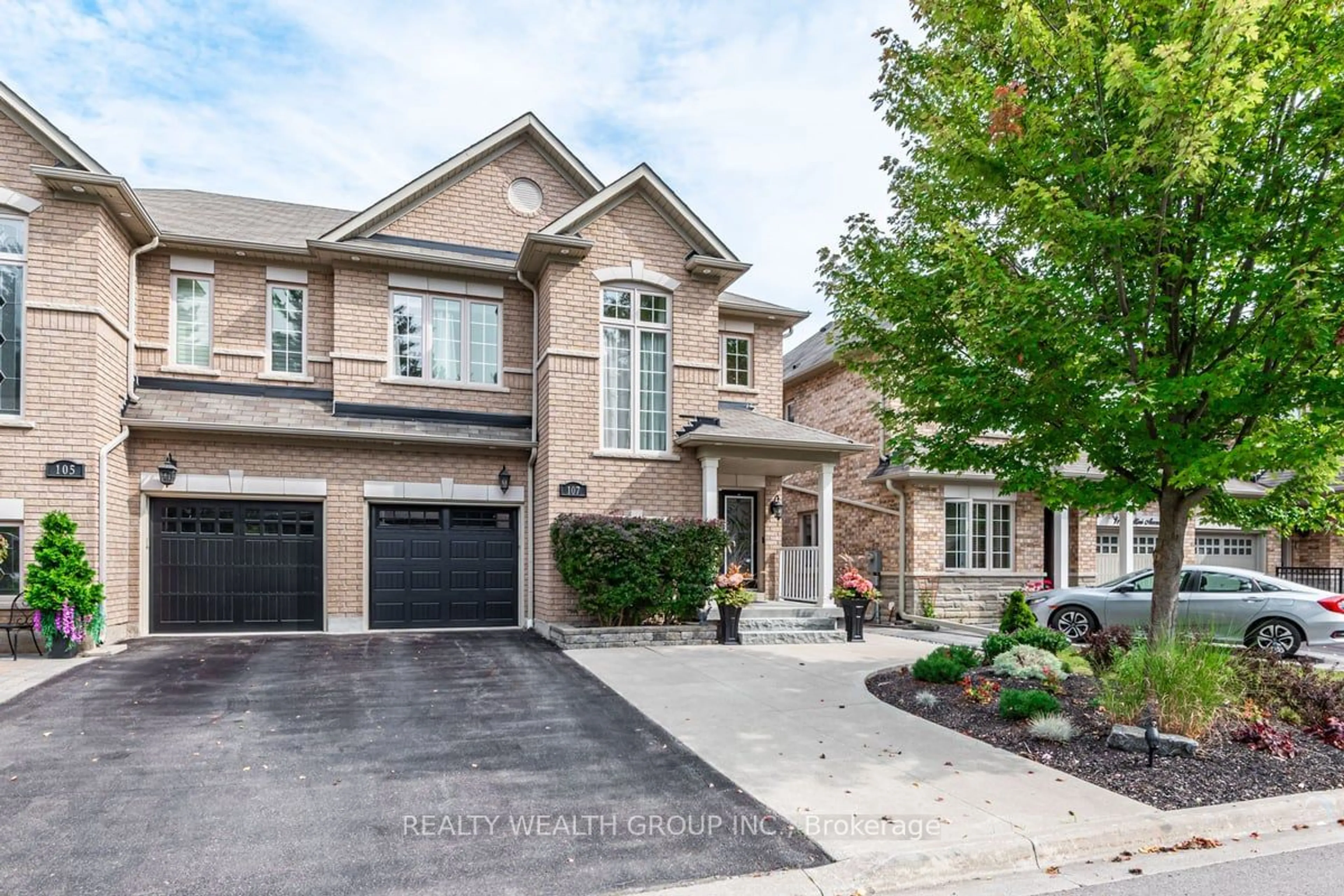 Home with brick exterior material, street for 107 Bellini Ave, Vaughan Ontario L4H 0R7