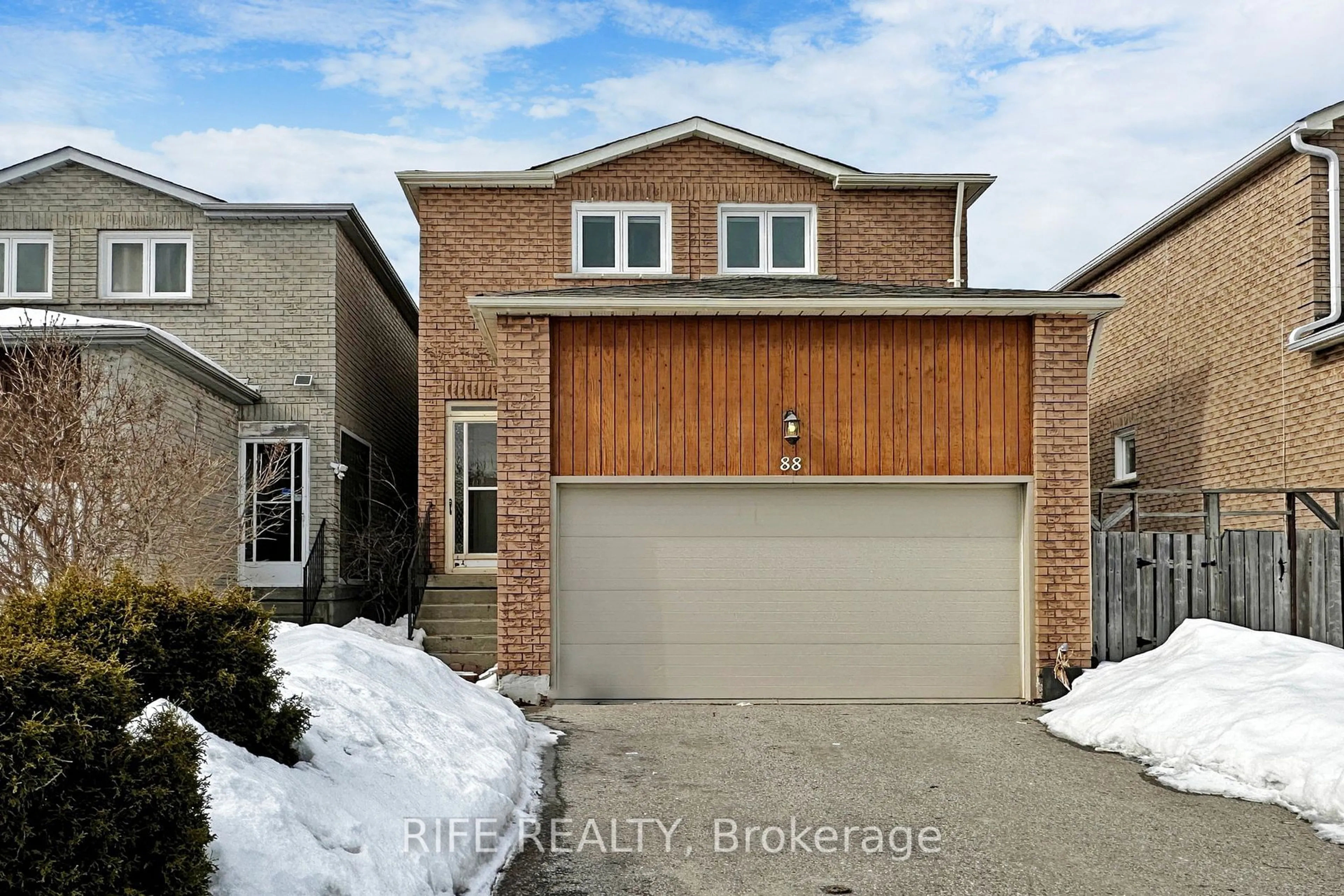 Home with brick exterior material, street for 88 Stather Cres, Markham Ontario L3S 2X4