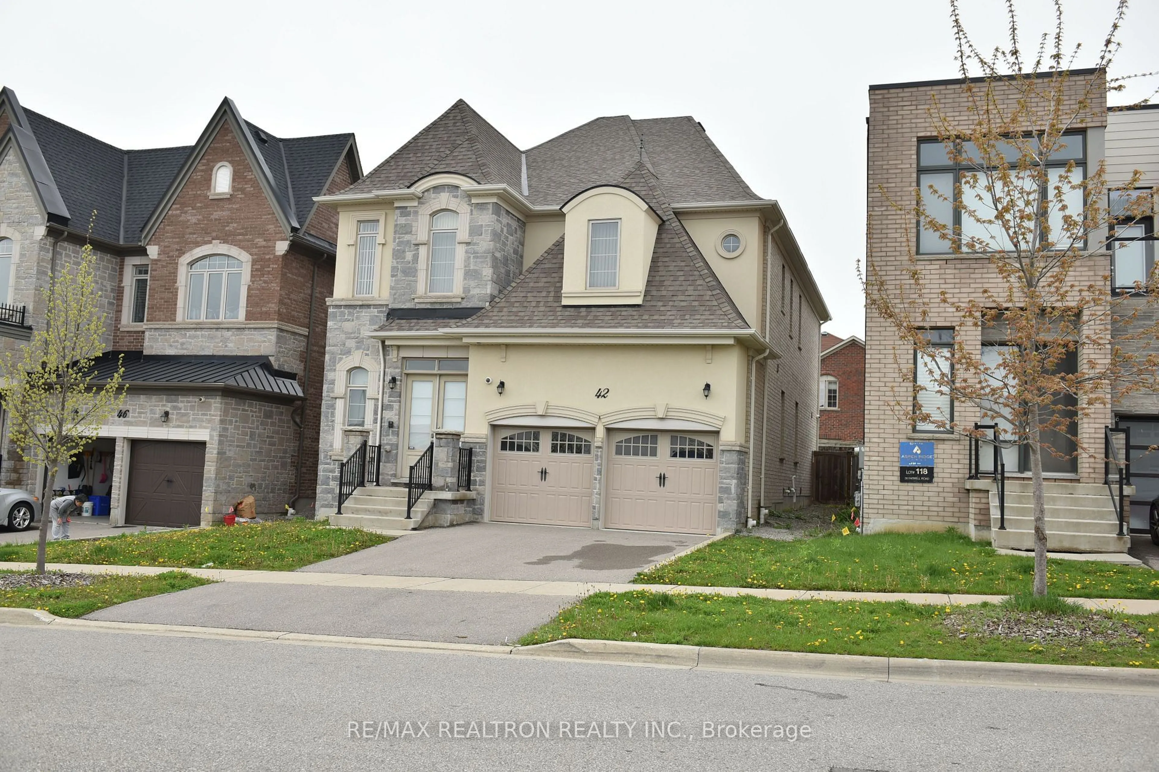 Home with brick exterior material, street for 42 Farrell Rd, Vaughan Ontario L6A 4W7