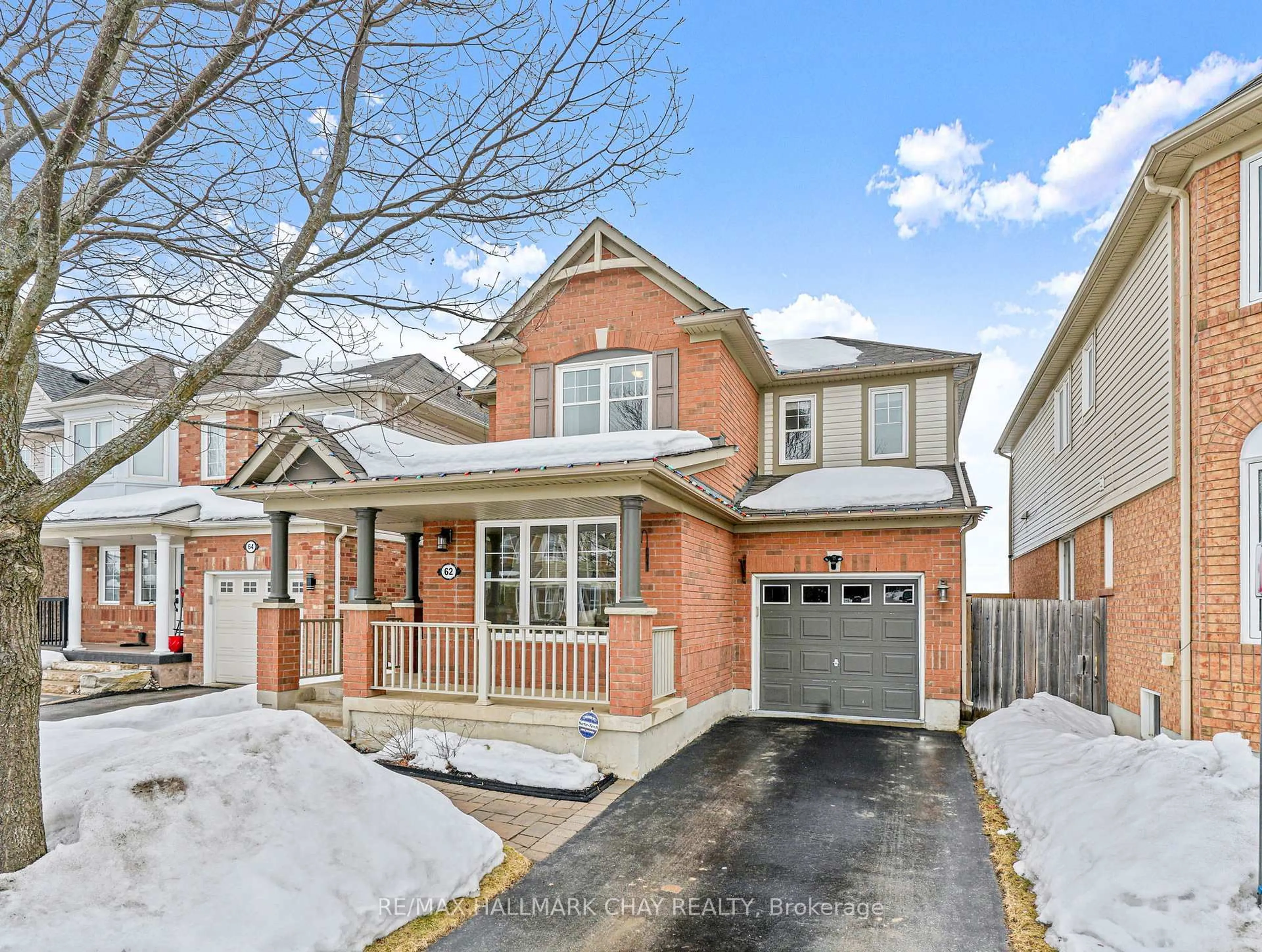 Home with brick exterior material, street for 62 John W Taylor Ave, New Tecumseth Ontario L9R 0E1