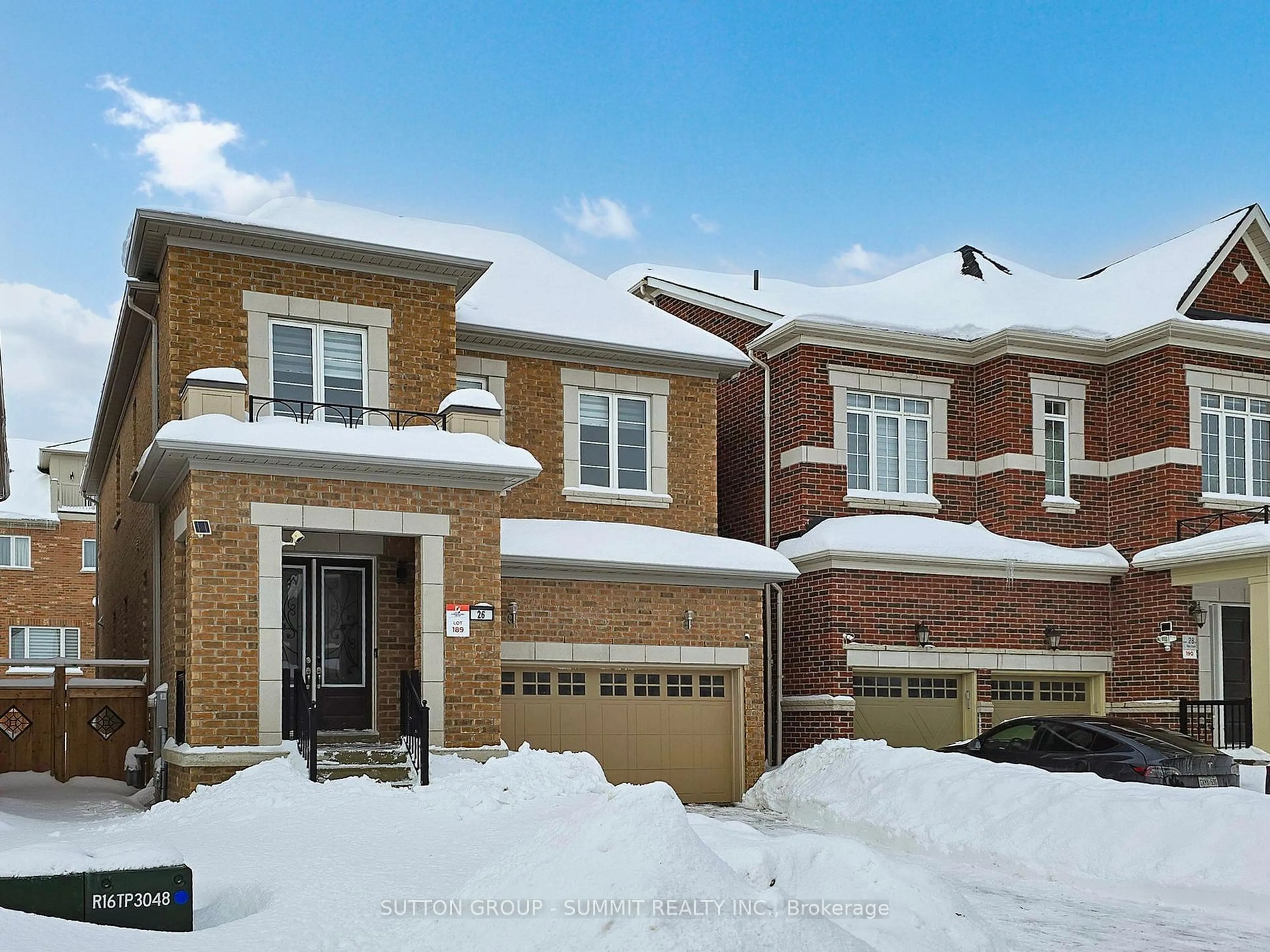 Home with brick exterior material, street for 26 RED GIANT St, Richmond Hill Ontario L4C 4Z1