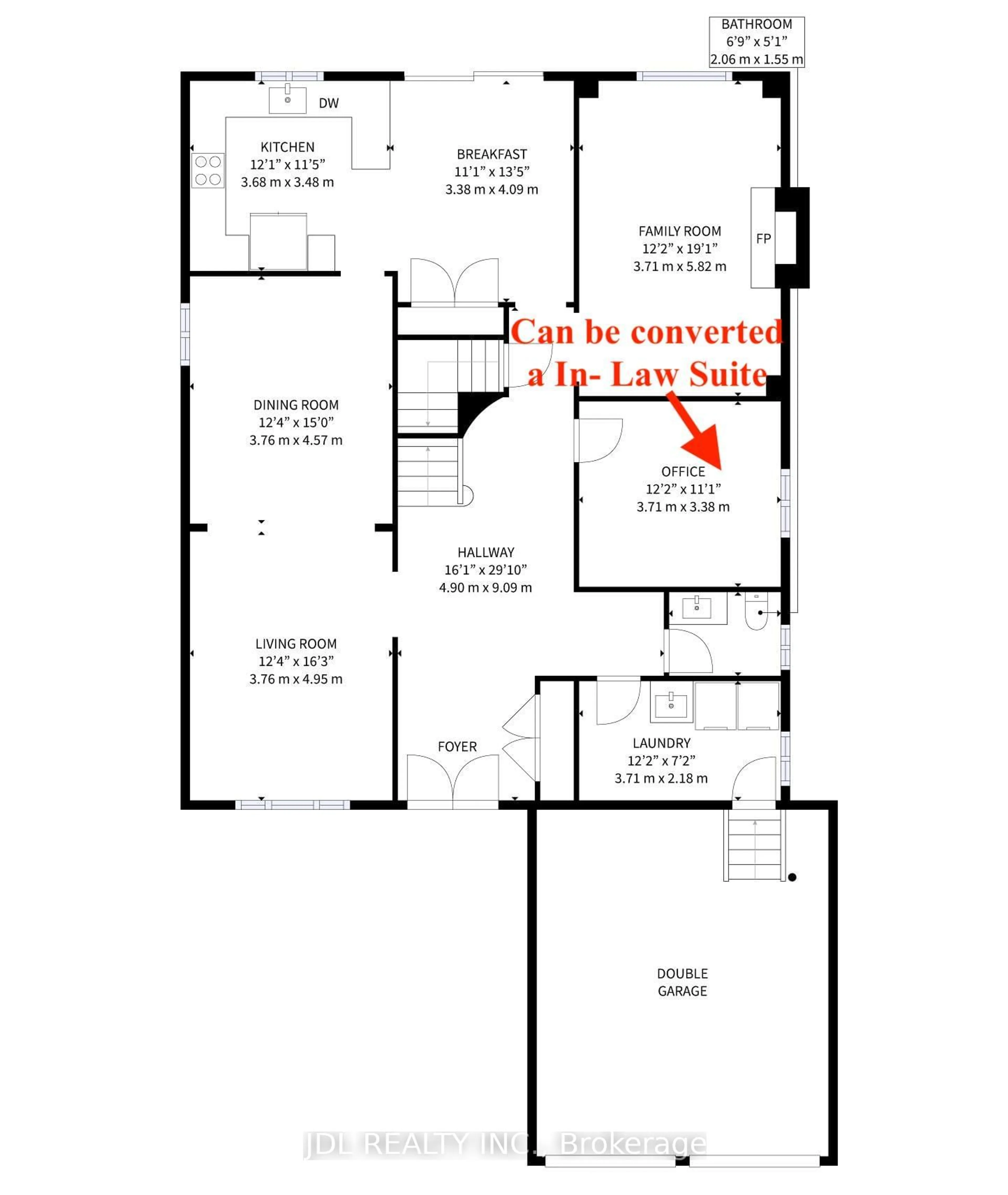 Floor plan for 83 Luba Ave, Richmond Hill Ontario L4S 1G6