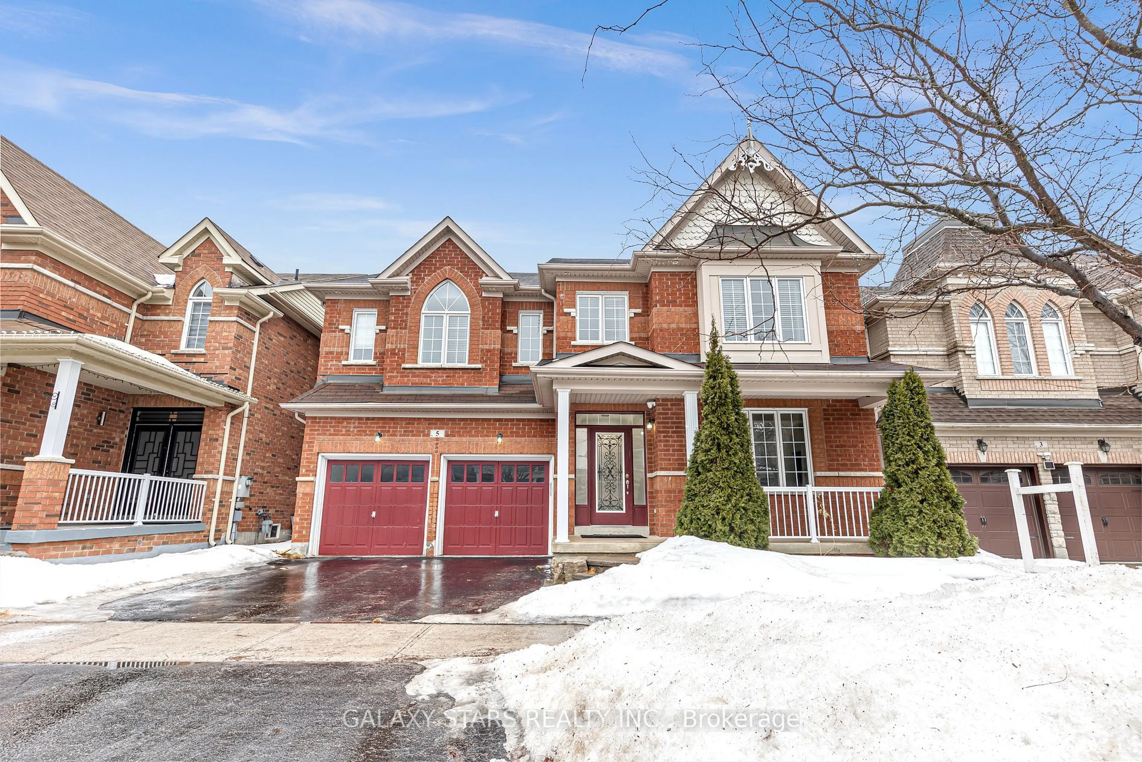 Home with brick exterior material, street for 5 Forestbrook Dr, Markham Ontario L6B 0E4