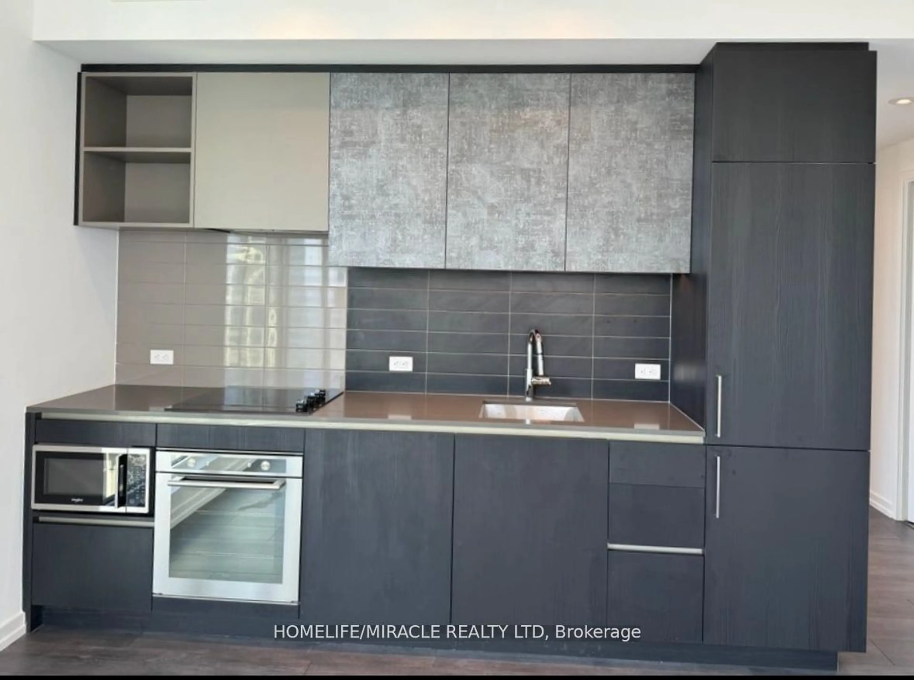 Contemporary kitchen, ceramic/tile floor for 7890 Jane St #5306, Vaughan Ontario L4K 0K9