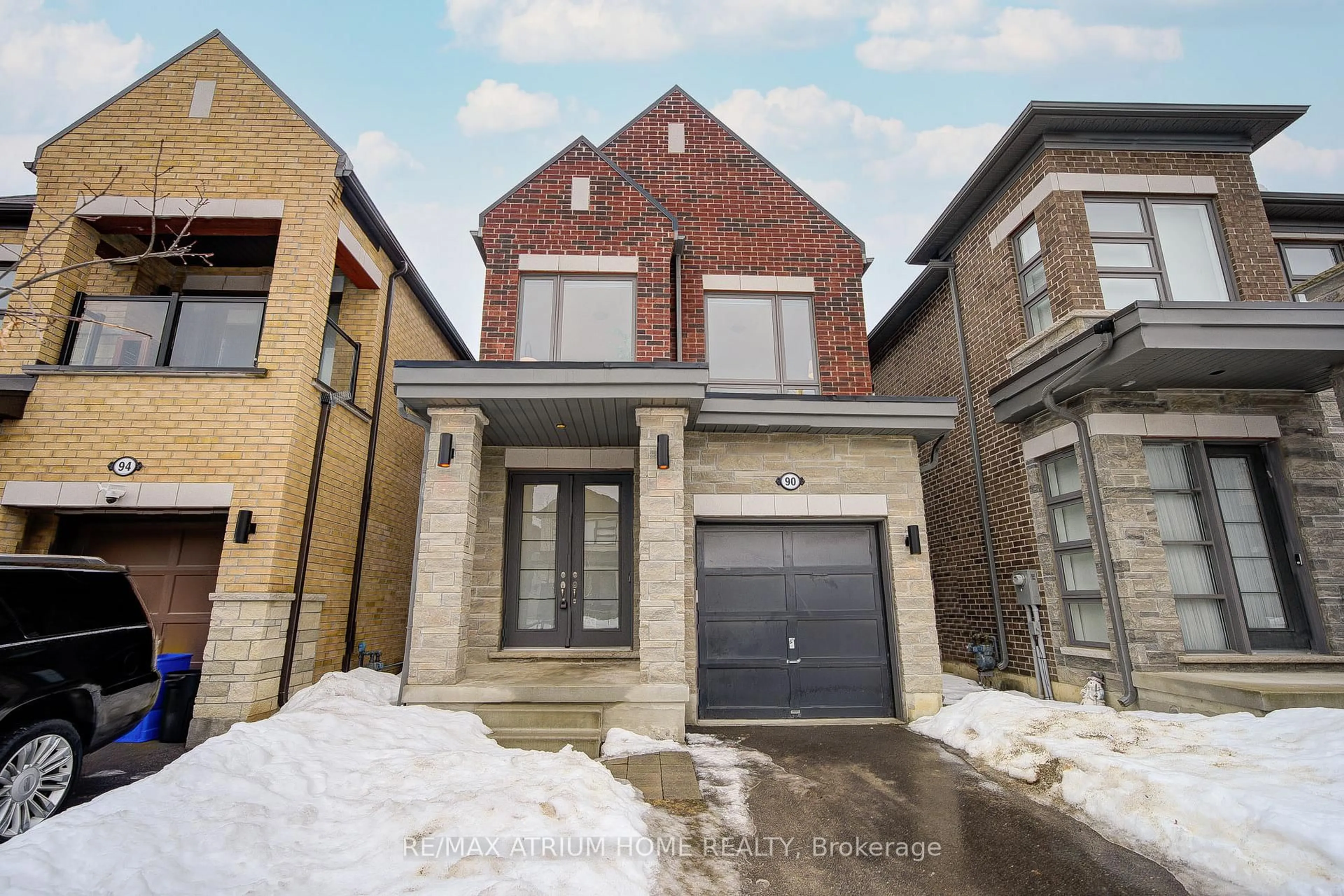 Home with brick exterior material, street for 90 Hesperus Rd, Vaughan Ontario L4J 0K3