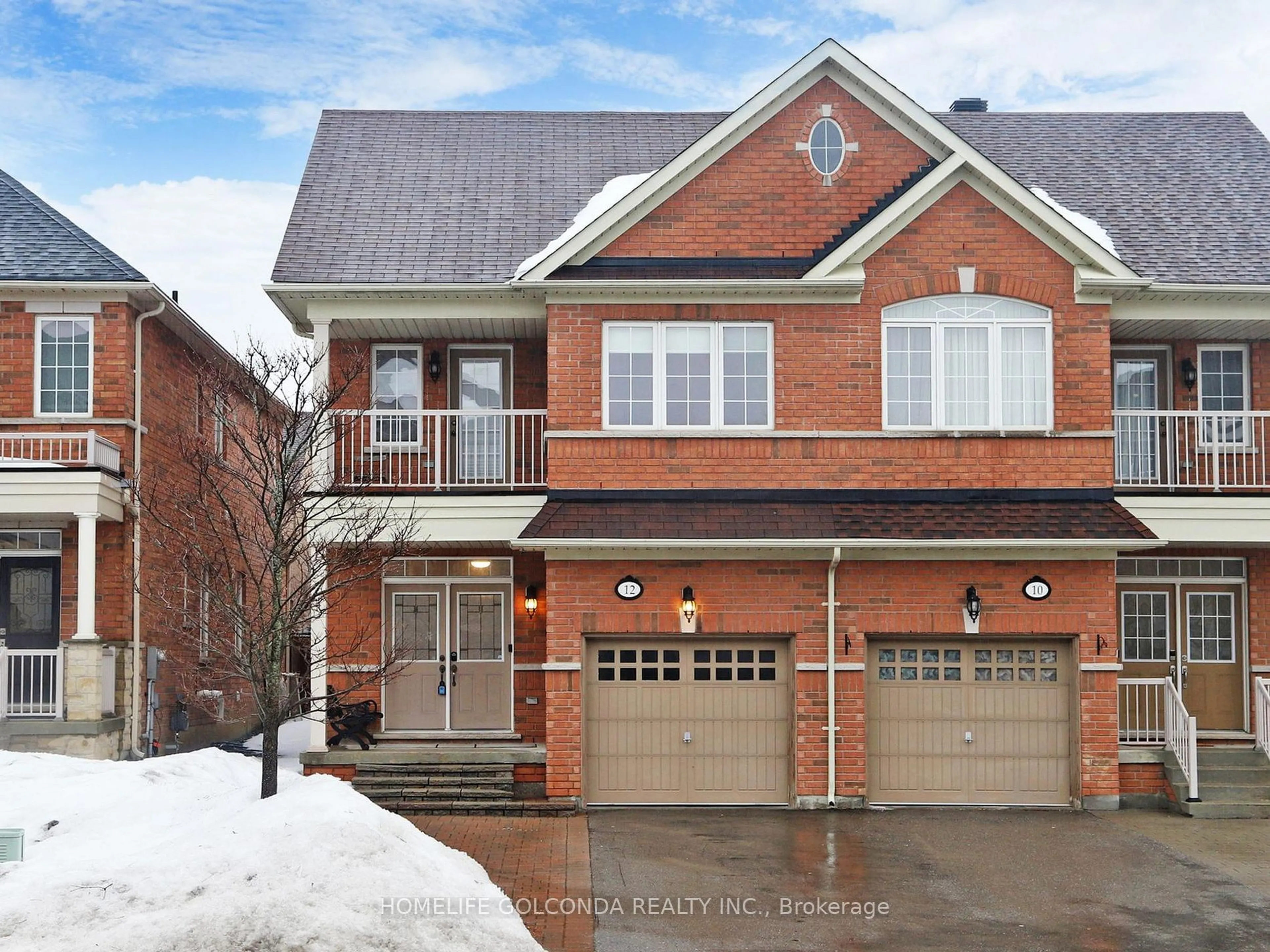 Home with brick exterior material, street for 12 White Spruce Cres, Vaughan Ontario L6A 4B7