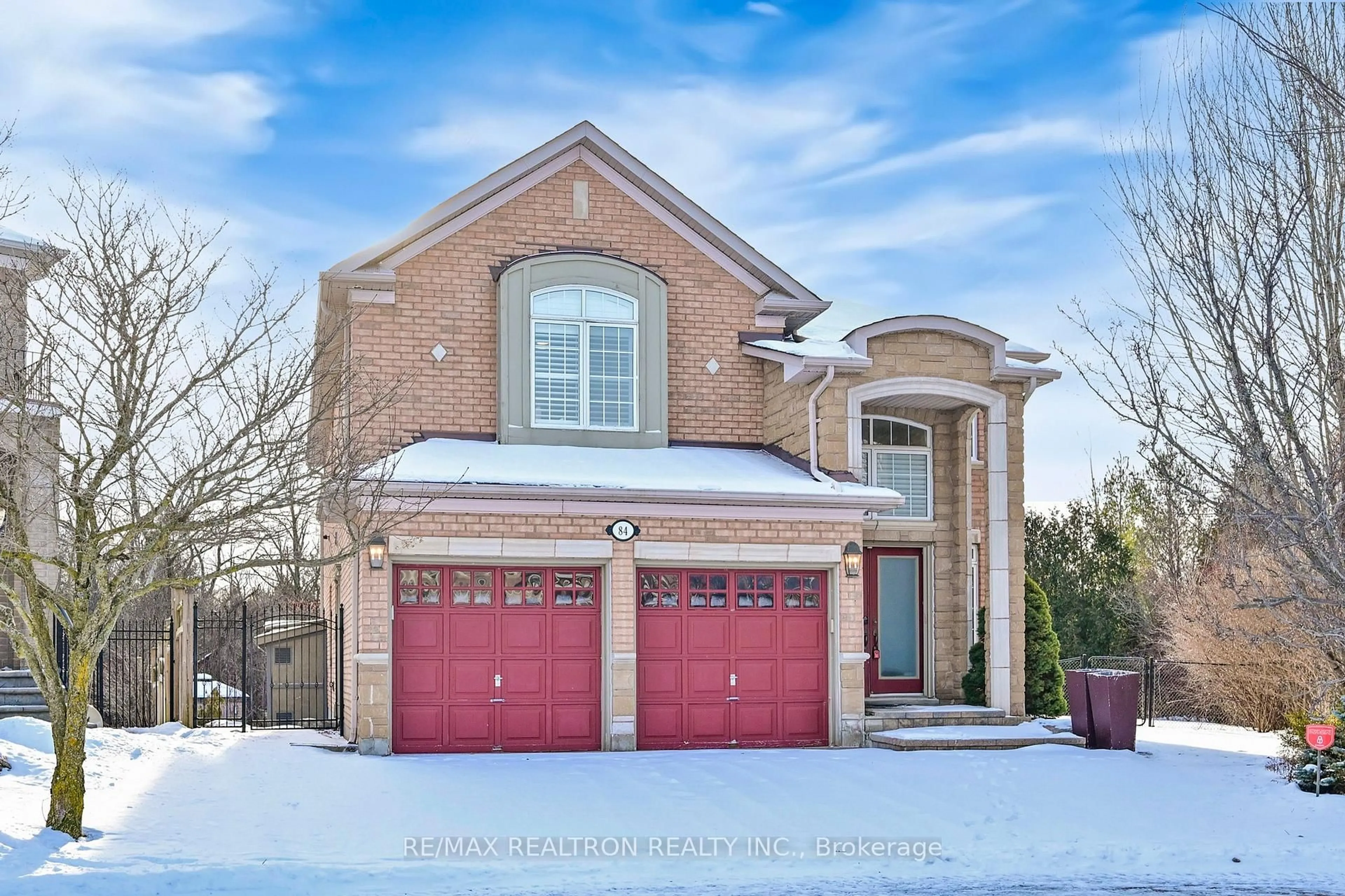 Home with brick exterior material, street for 84 Shadow Falls Dr, Richmond Hill Ontario L4E 4K1