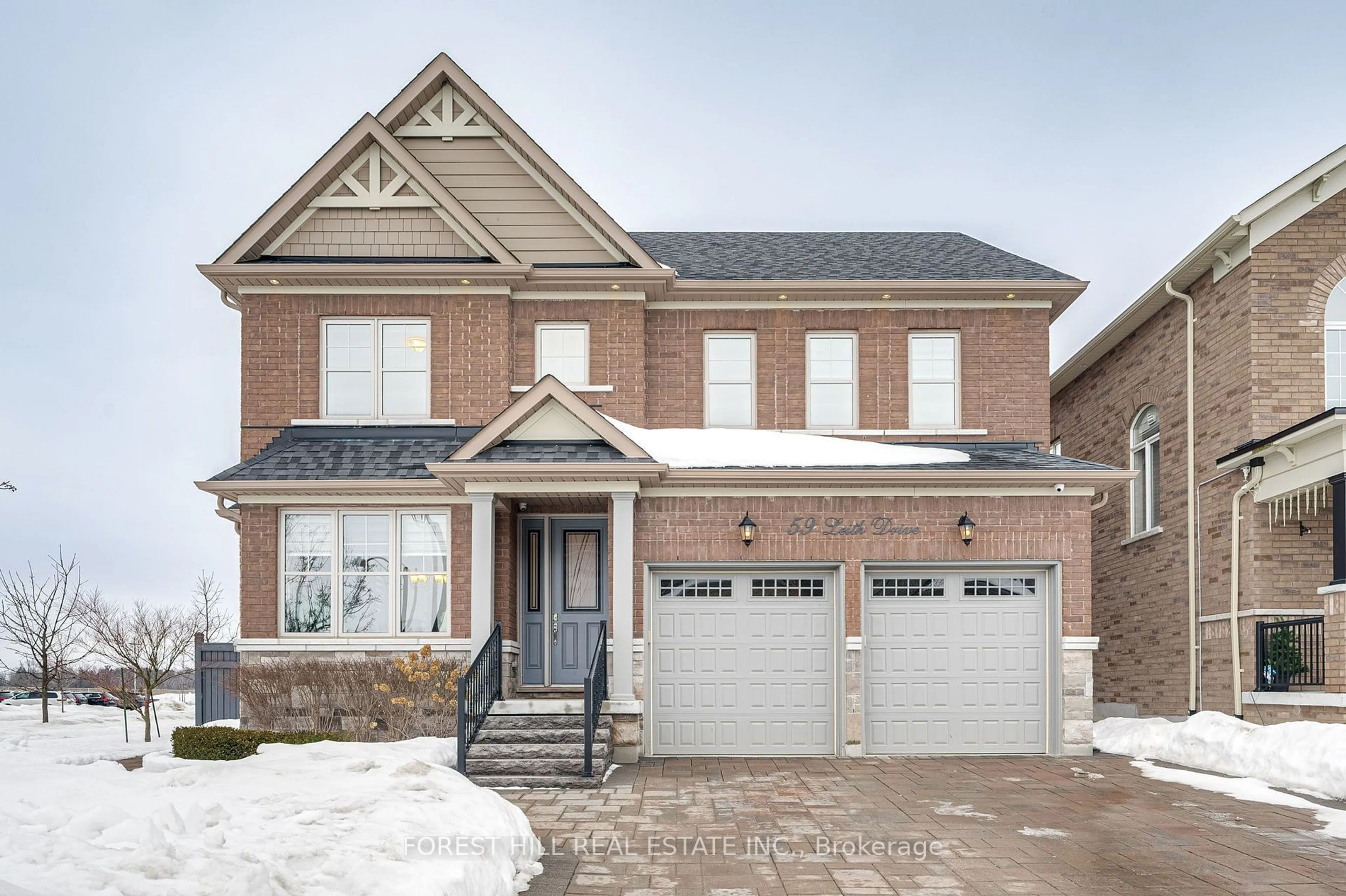 Home with brick exterior material, street for 59 Leith Dr, Bradford West Gwillimbury Ontario L3Z 0V6