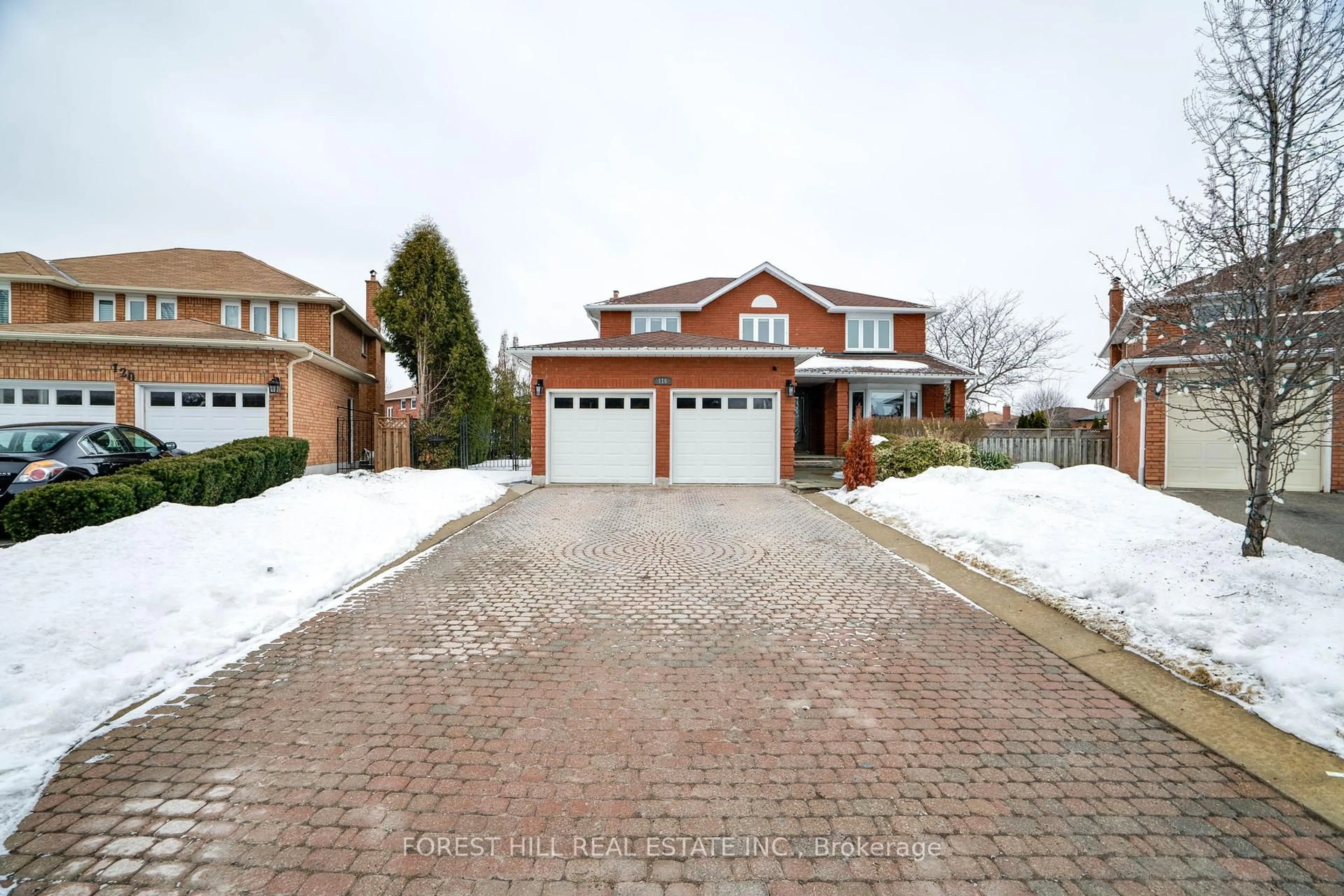 Home with brick exterior material, street for 116 Burgosa Crt, Vaughan Ontario L4L 5C7