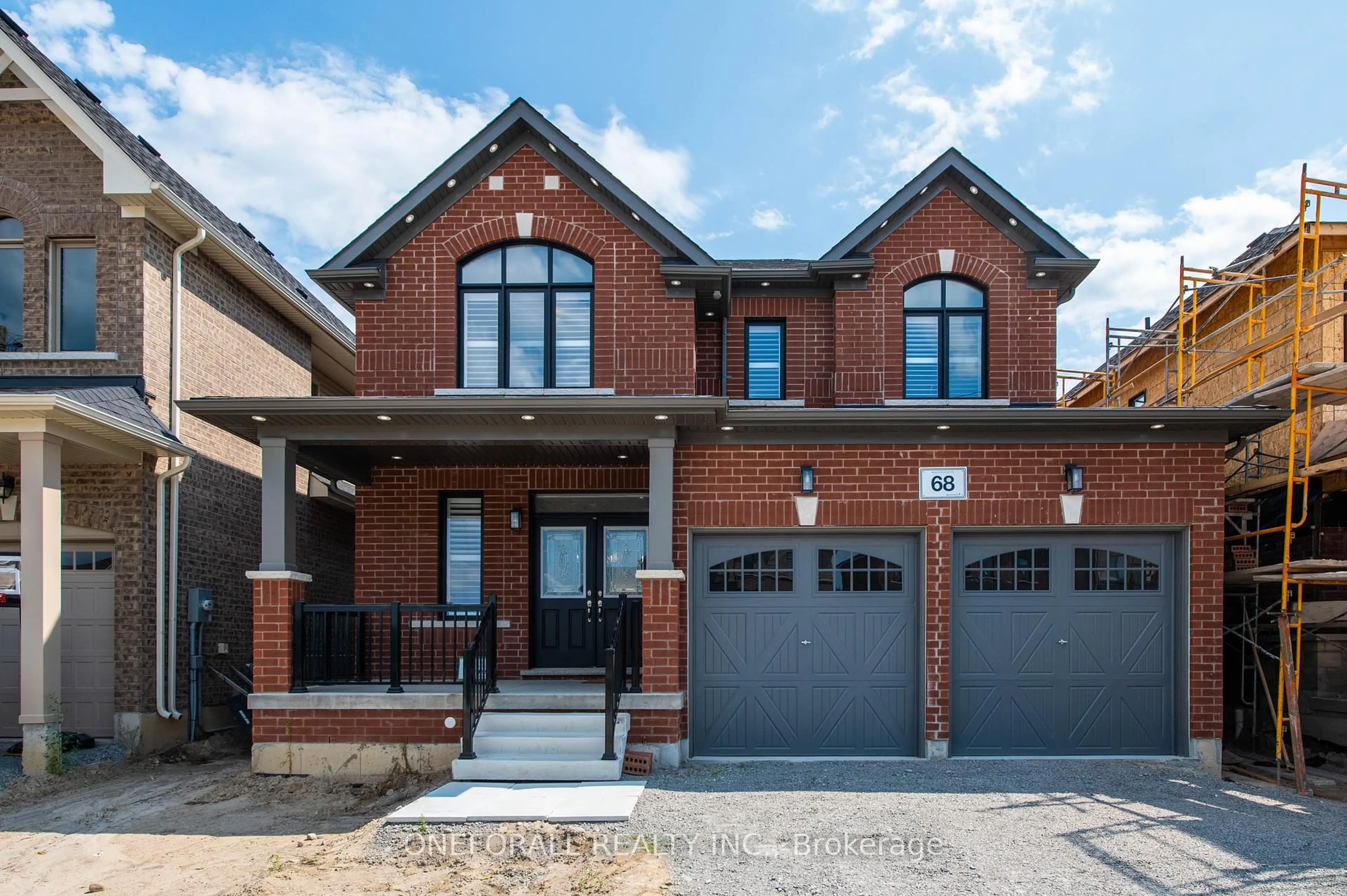 Home with brick exterior material, street for 68 Wakefield Blvd, Essa Ontario L3W 0L9