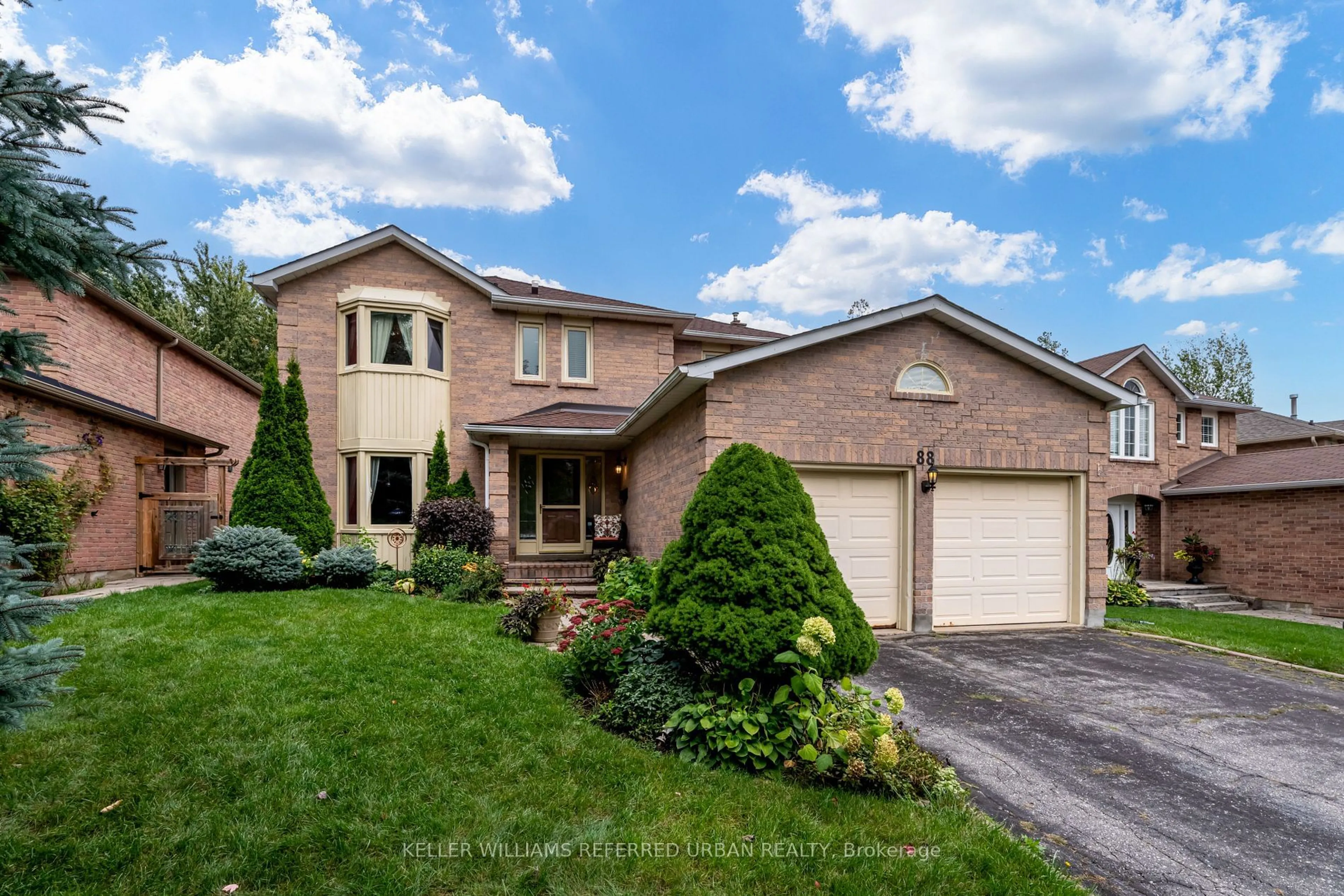 Home with brick exterior material, street for 88 Timpson Dr, Aurora Ontario L4G 5N4