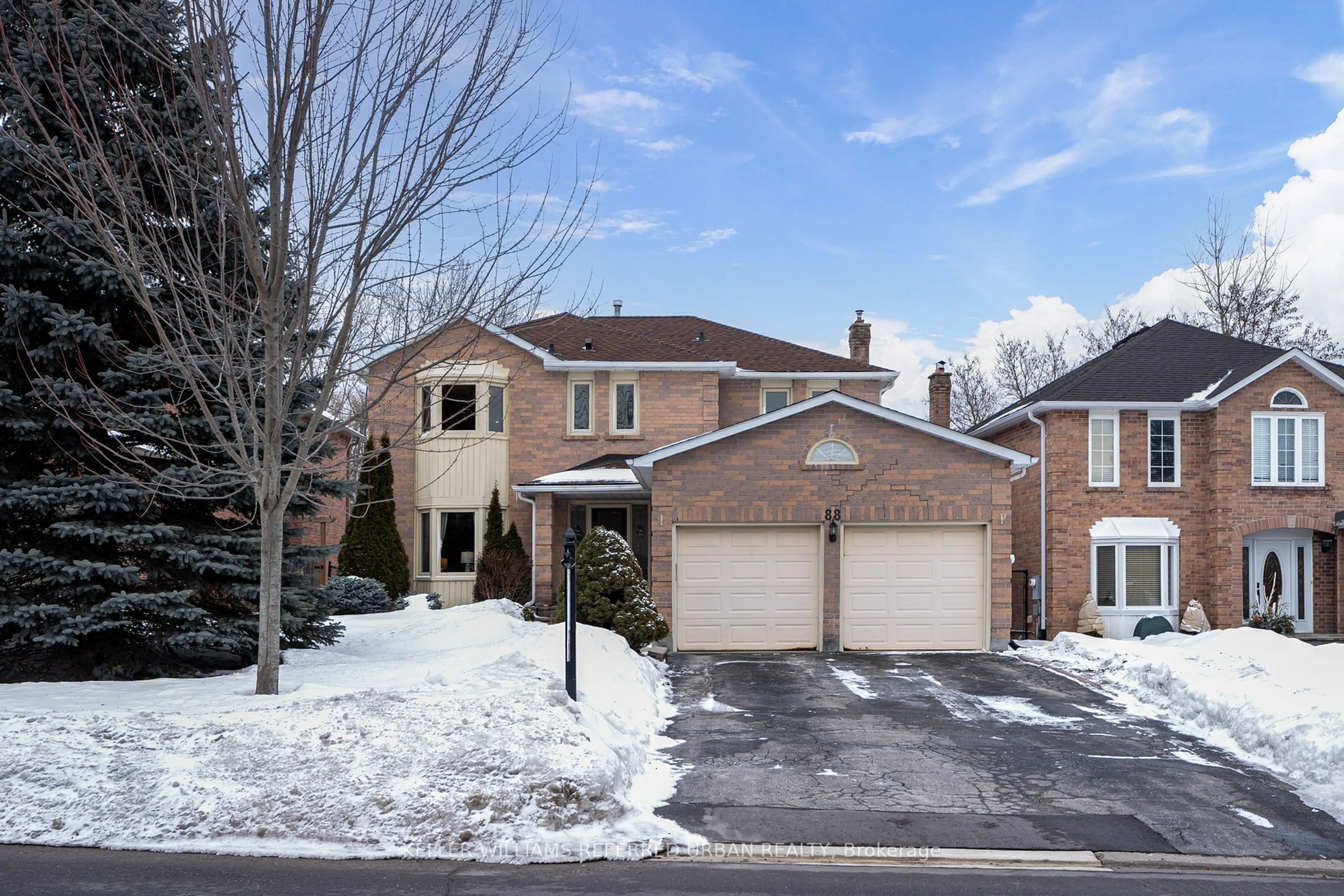 Home with brick exterior material, street for 88 Timpson Dr, Aurora Ontario L4G 5N4