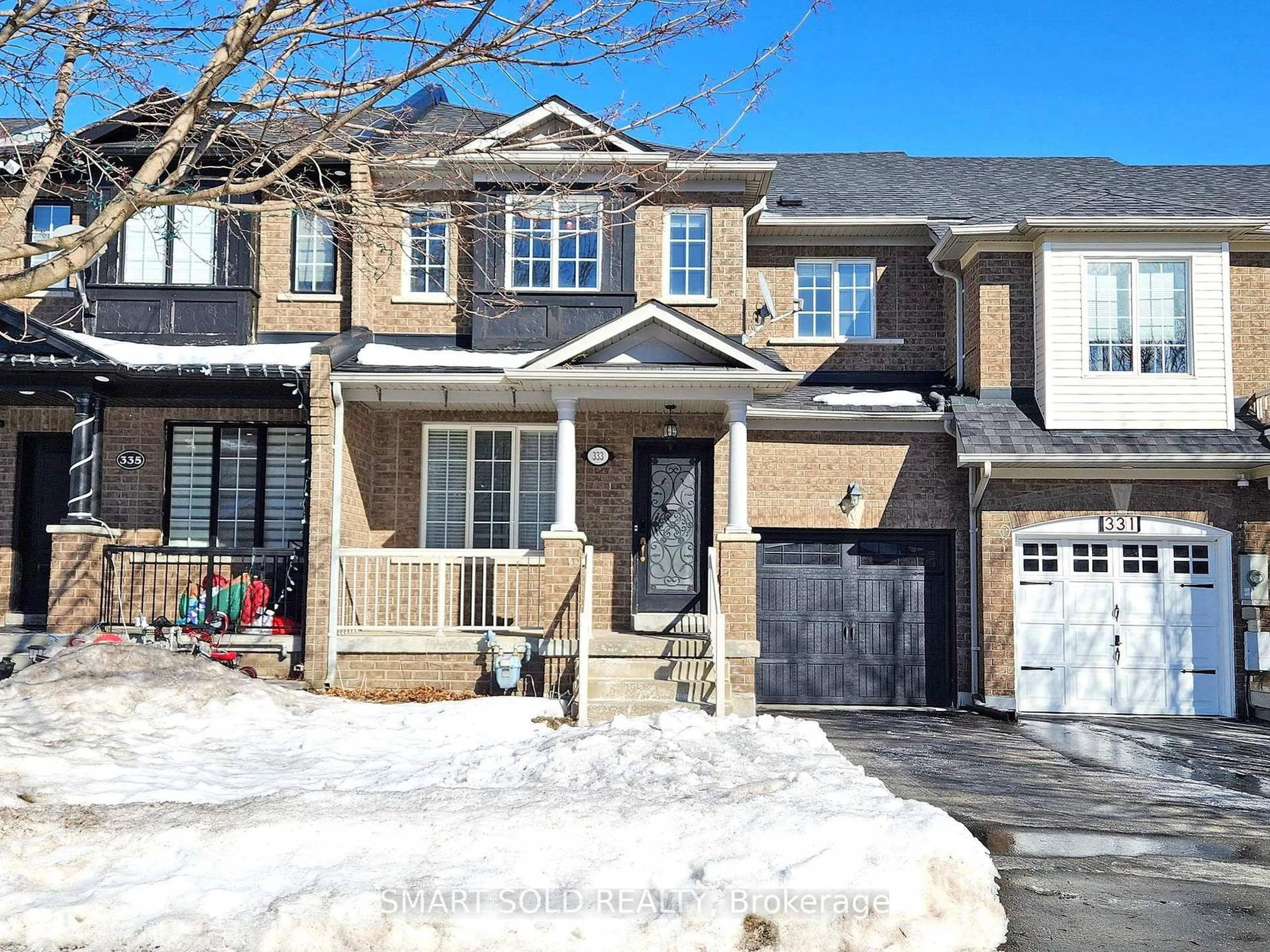 Home with brick exterior material, street for 333 Flagstone Way, Newmarket Ontario L3X 2R9