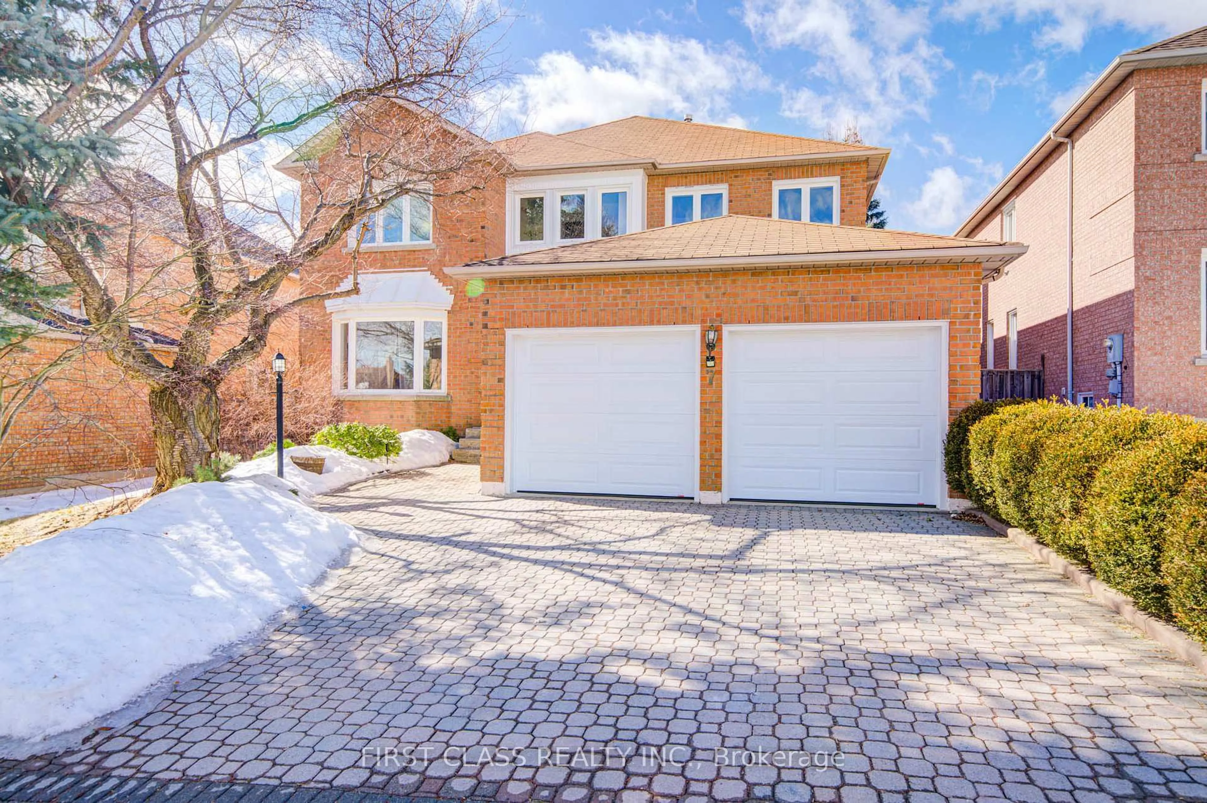 Home with brick exterior material, street for 7 Turnberry Cres, Markham Ontario L3R 0R7