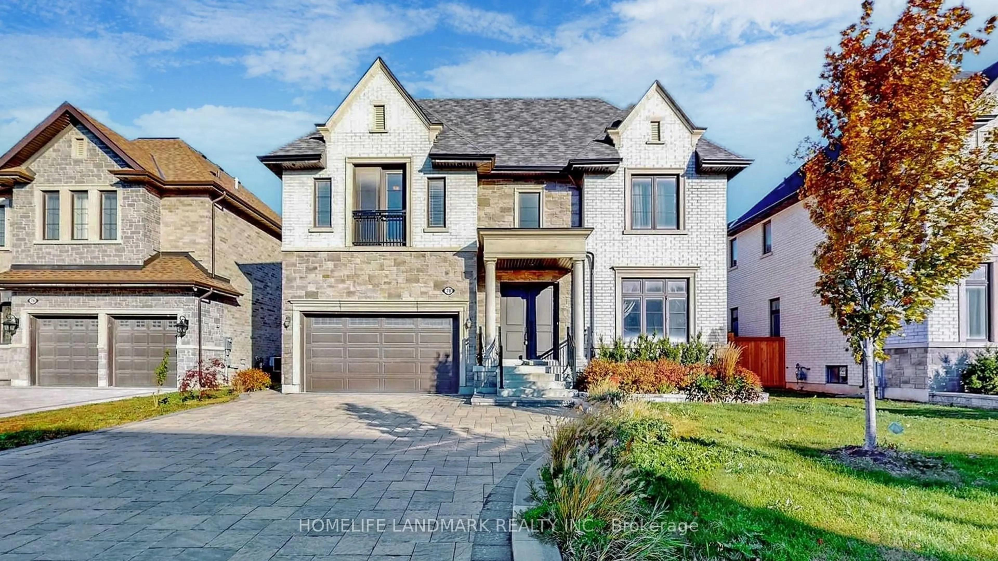 Home with brick exterior material, street for 78 Fitzgerald Ave, Markham Ontario L3R 4Z7