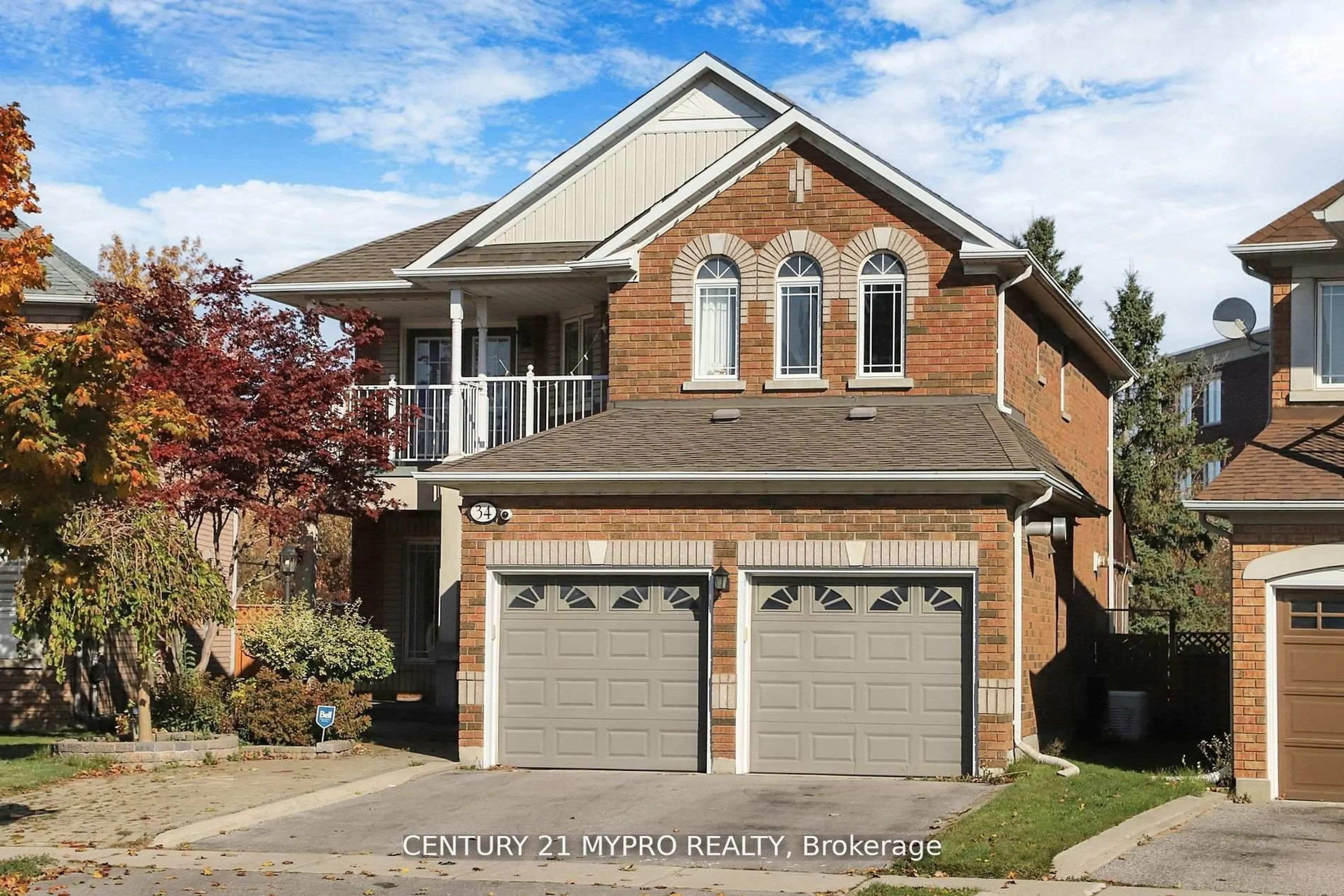 Home with brick exterior material, street for 34 Estate Garden Dr, Richmond Hill Ontario L4E 3V3