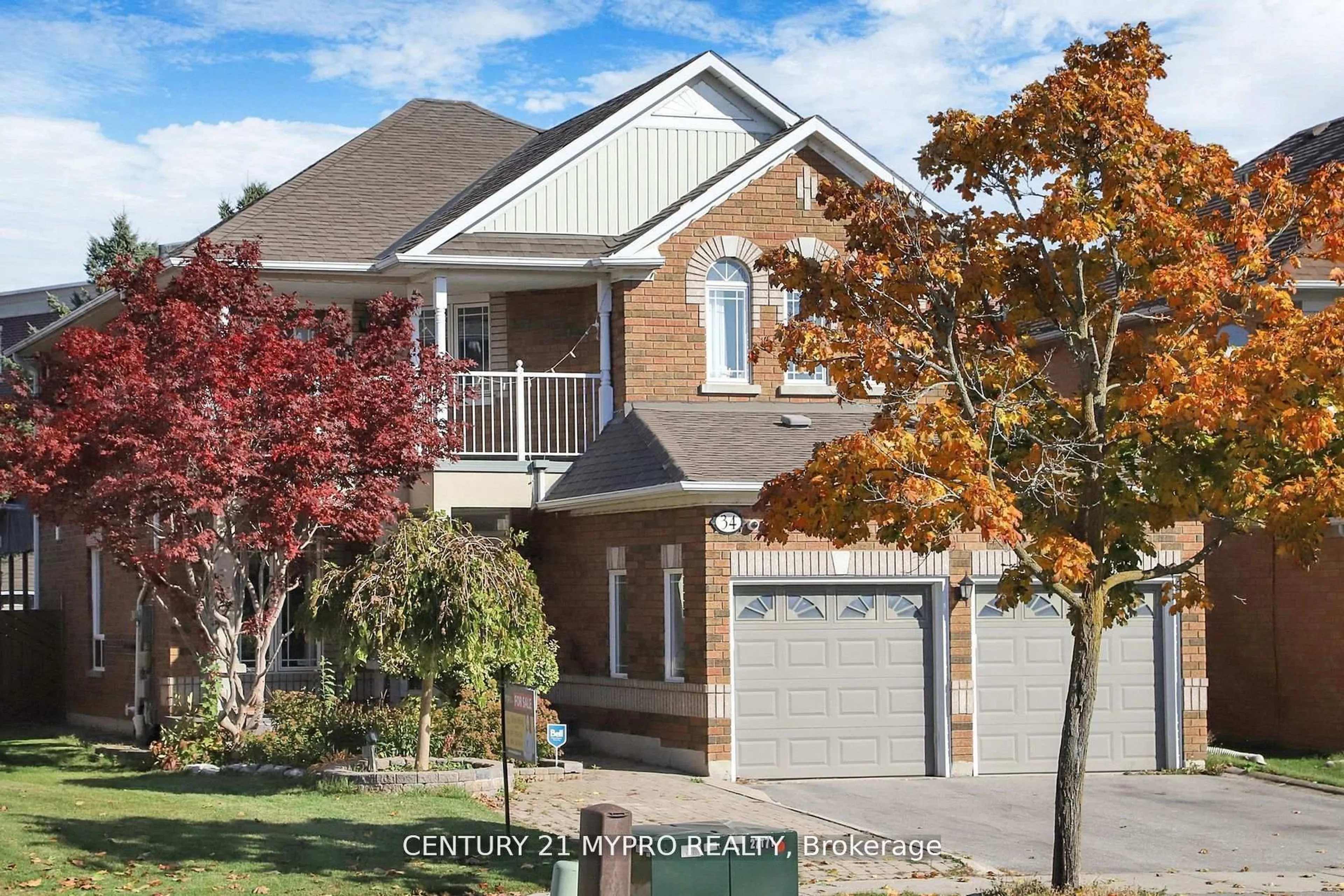 Home with brick exterior material, street for 34 Estate Garden Dr, Richmond Hill Ontario L4E 3V3