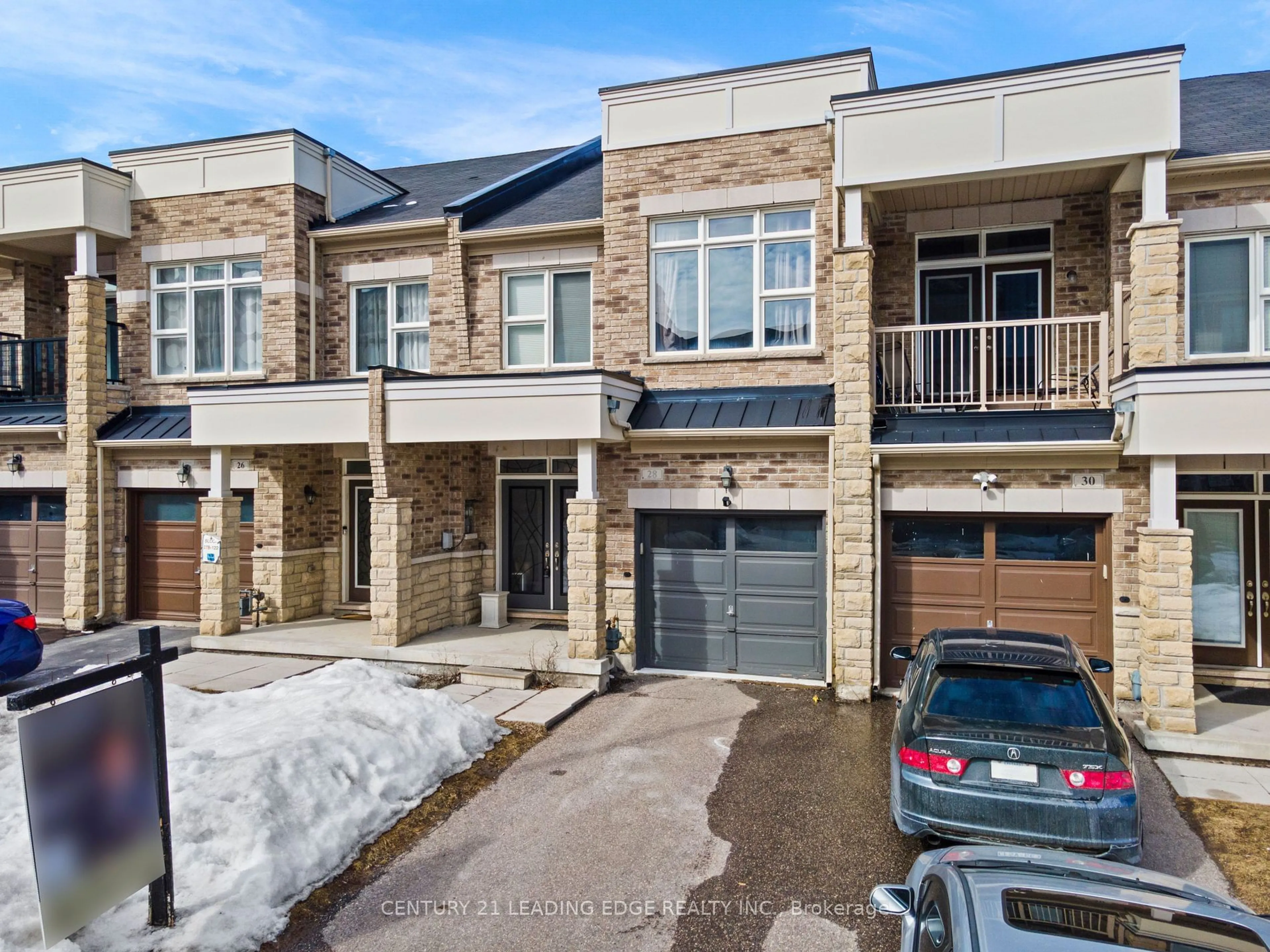 Home with brick exterior material, street for 28 Rougeview Park Cres, Markham Ontario L6E 0P7