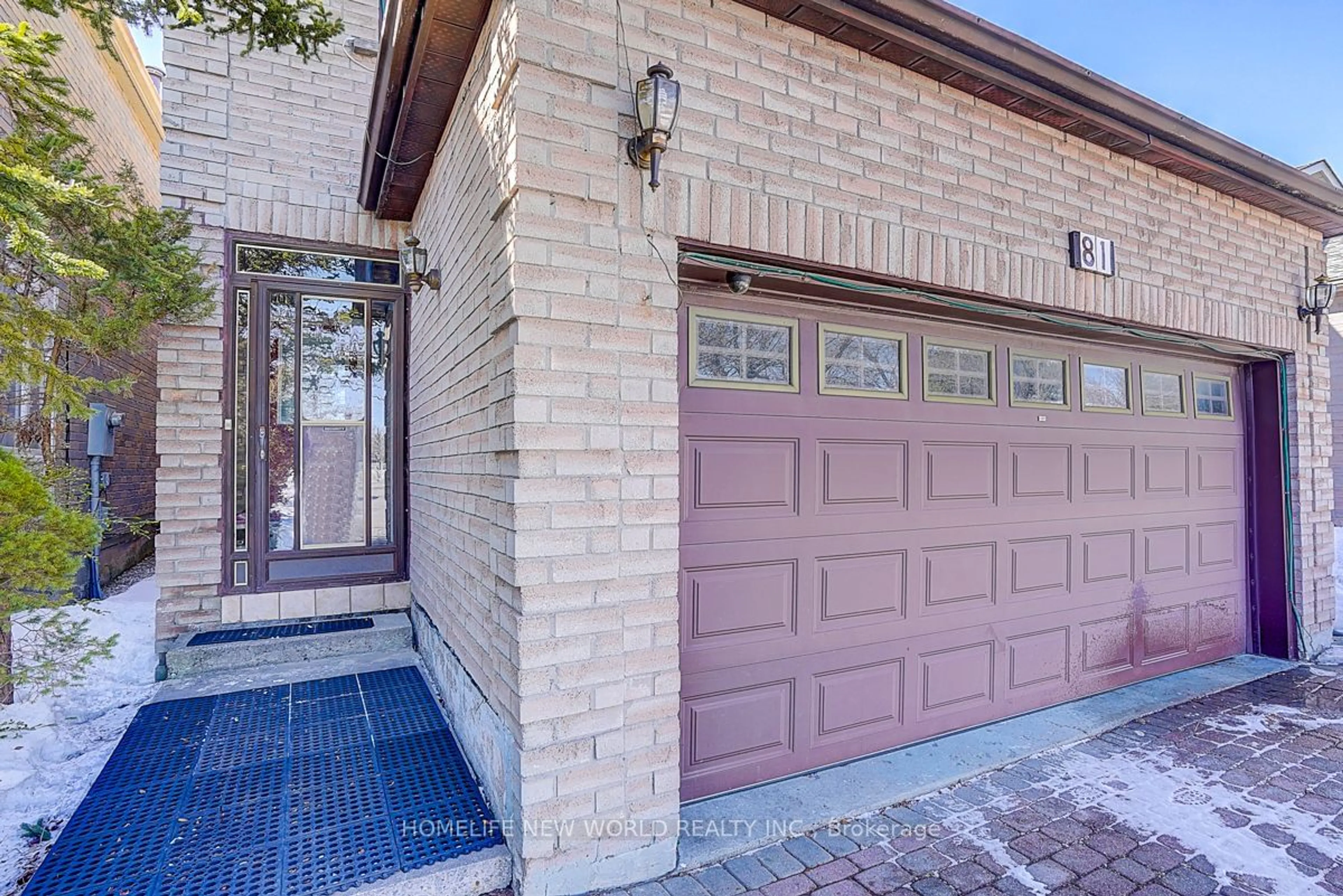 Home with brick exterior material, street for 81 Stirling Cres, Markham Ontario L3R 7J8