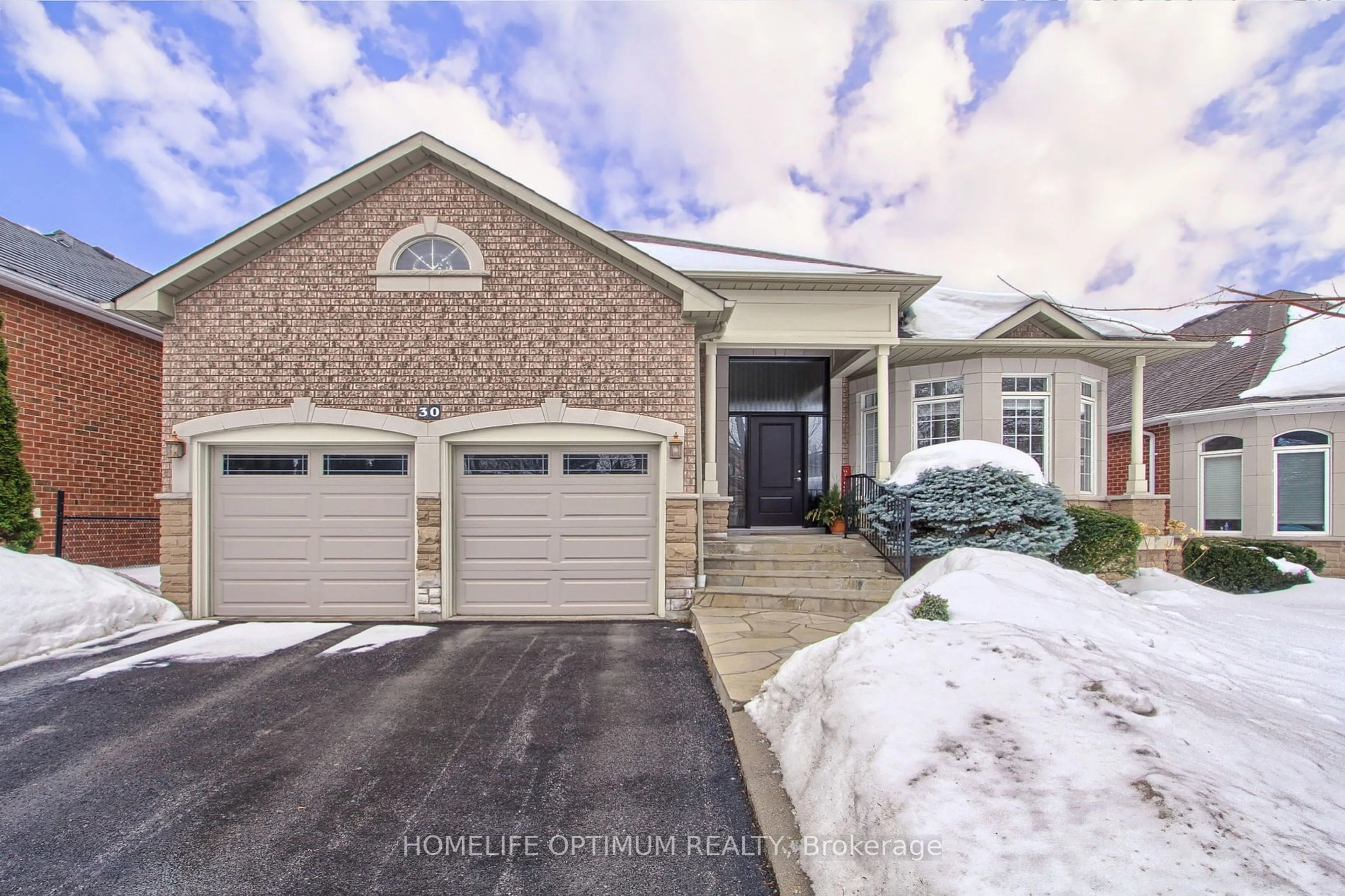 Home with brick exterior material, street for 30 Benville Cres, Aurora Ontario L4G 7K3