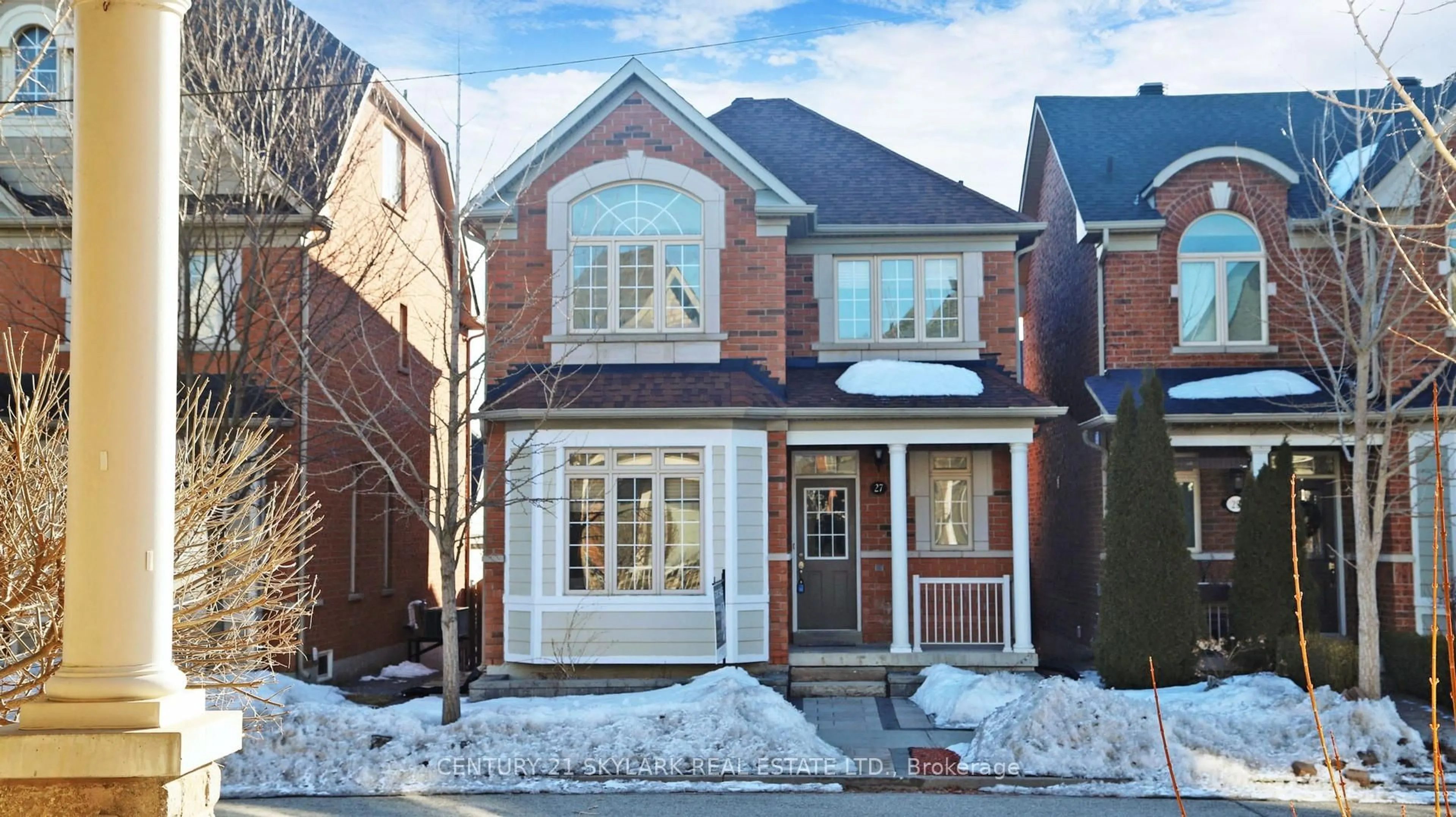 Home with brick exterior material, street for 27 Cardrew St, Markham Ontario L6B 1G2