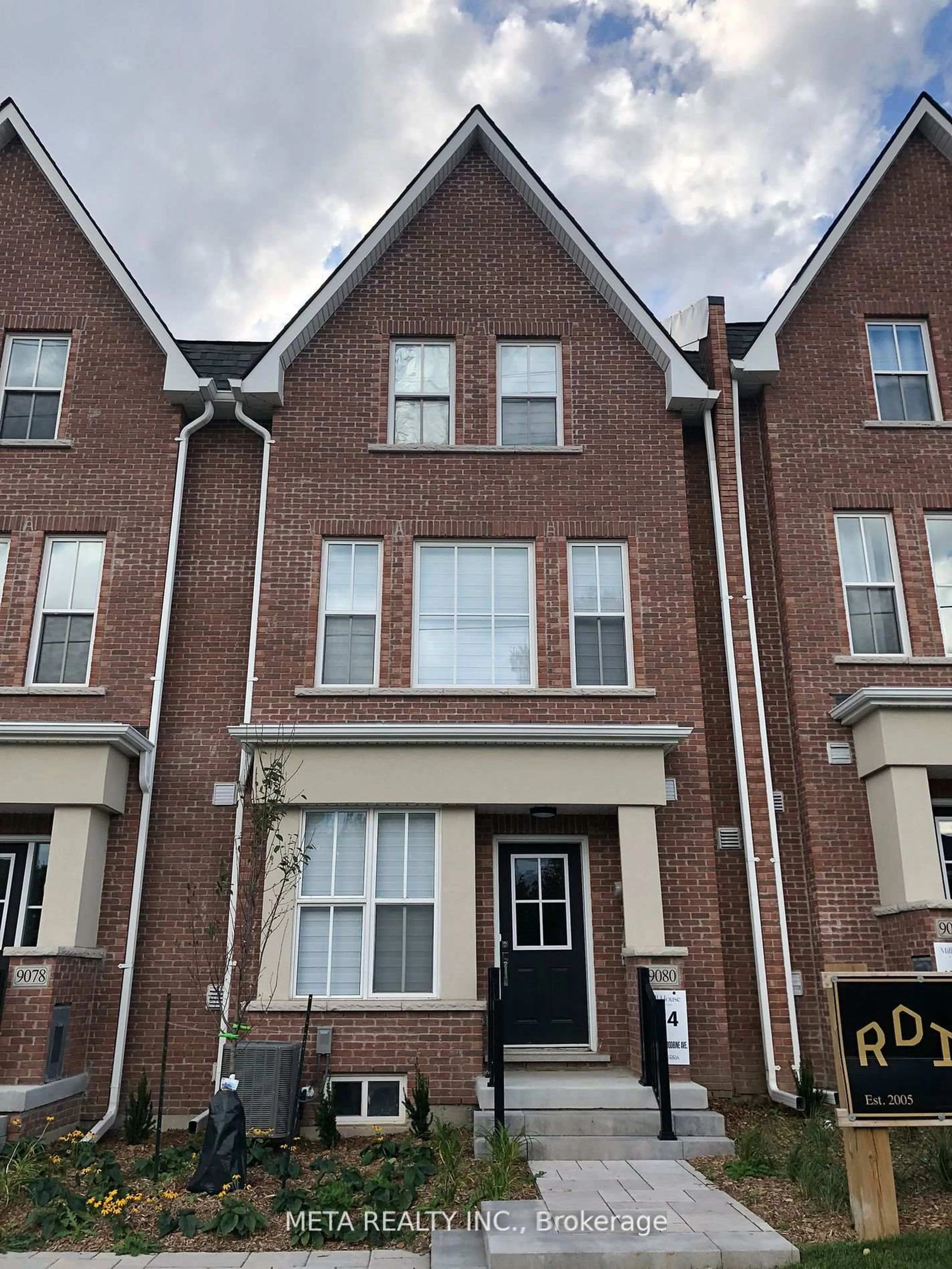 Home with brick exterior material, street for 9080 WOODBINE Ave, Markham Ontario L3R 0J8