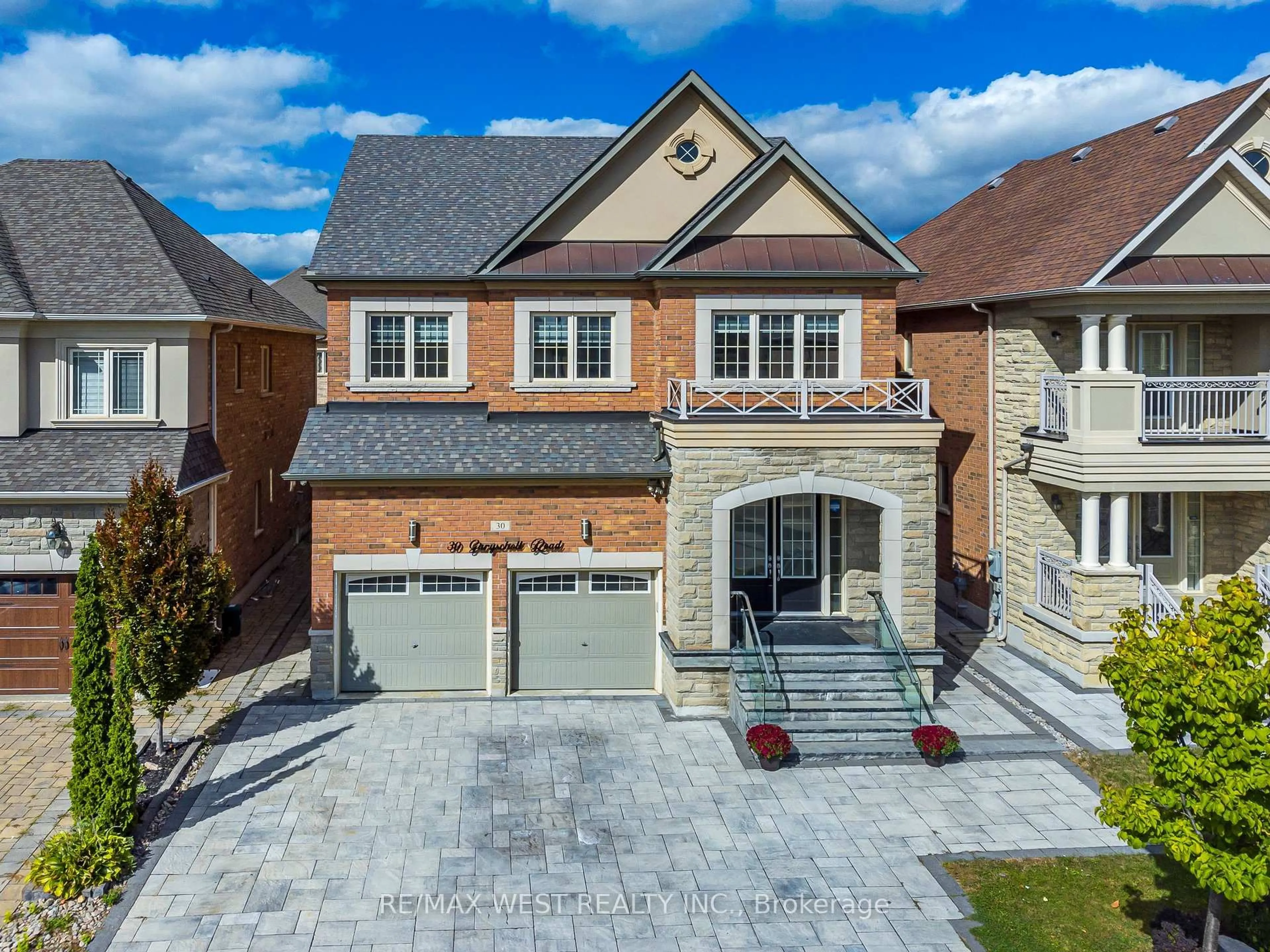 Home with brick exterior material, street for 30 Garyscholl Rd, Vaughan Ontario L4L 1A6