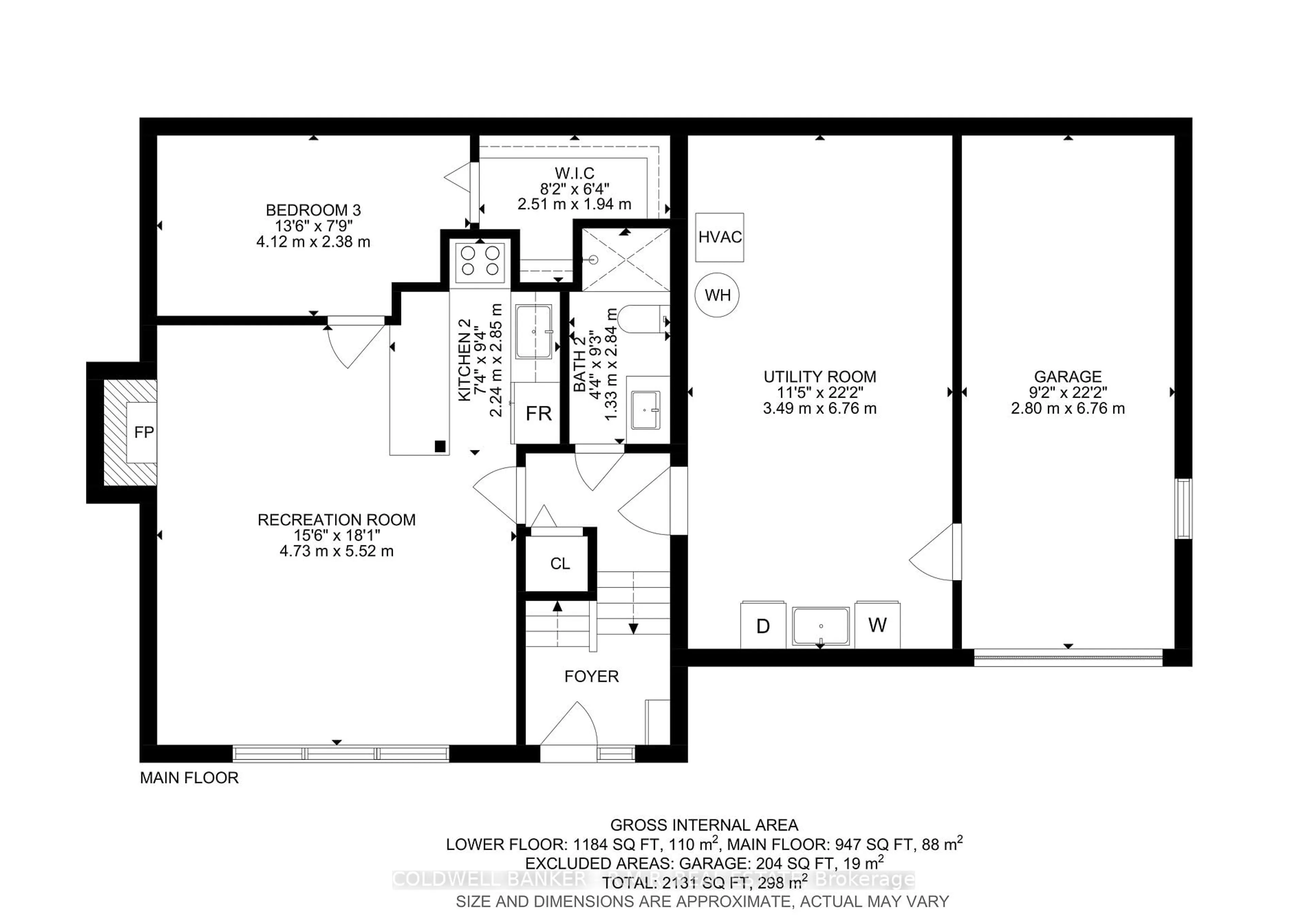 Floor plan for 77 Main St, Uxbridge Ontario L9P 1J7