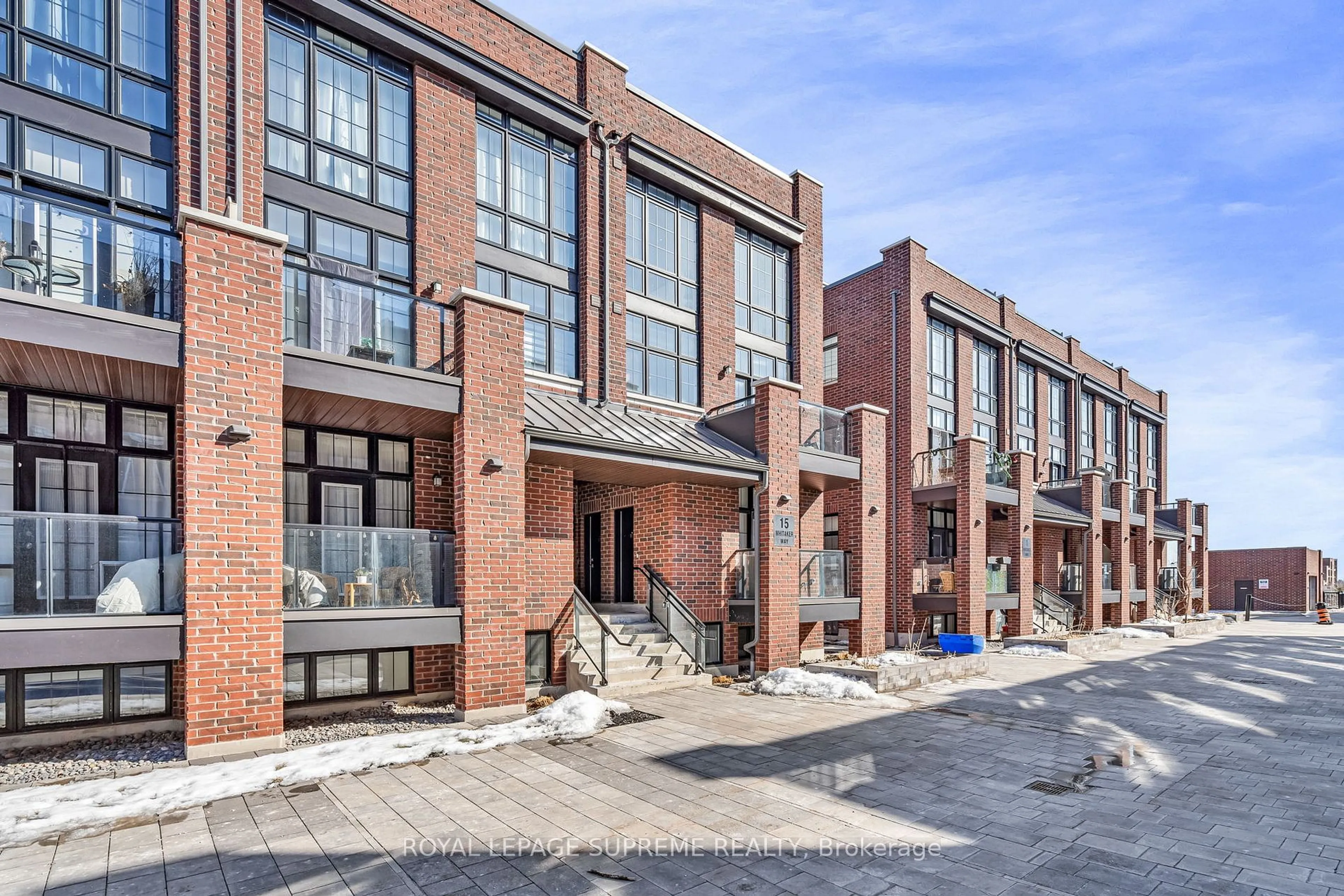 Home with brick exterior material, street for 15 Whitaker Way #320, Whitchurch-Stouffville Ontario L4A 4T4