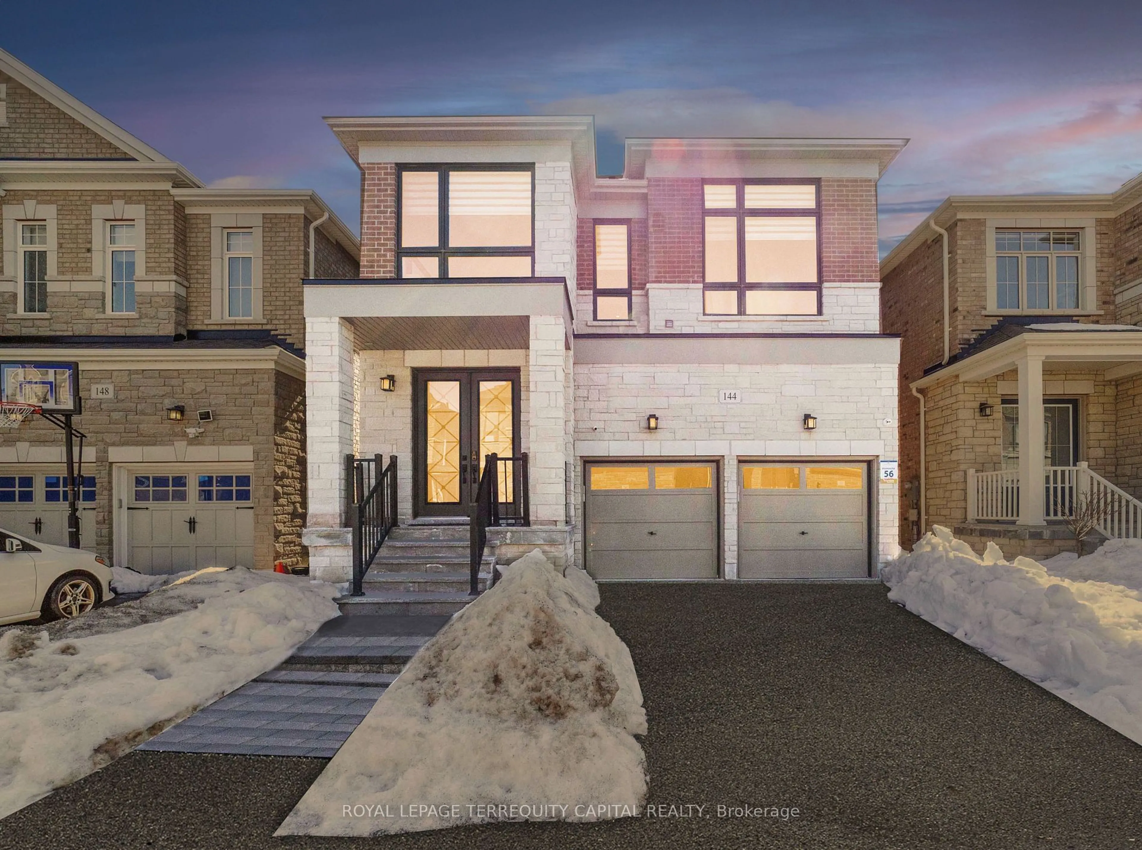 Home with brick exterior material, street for 144 Pine Hill Cres, Aurora Ontario L4G 3X9