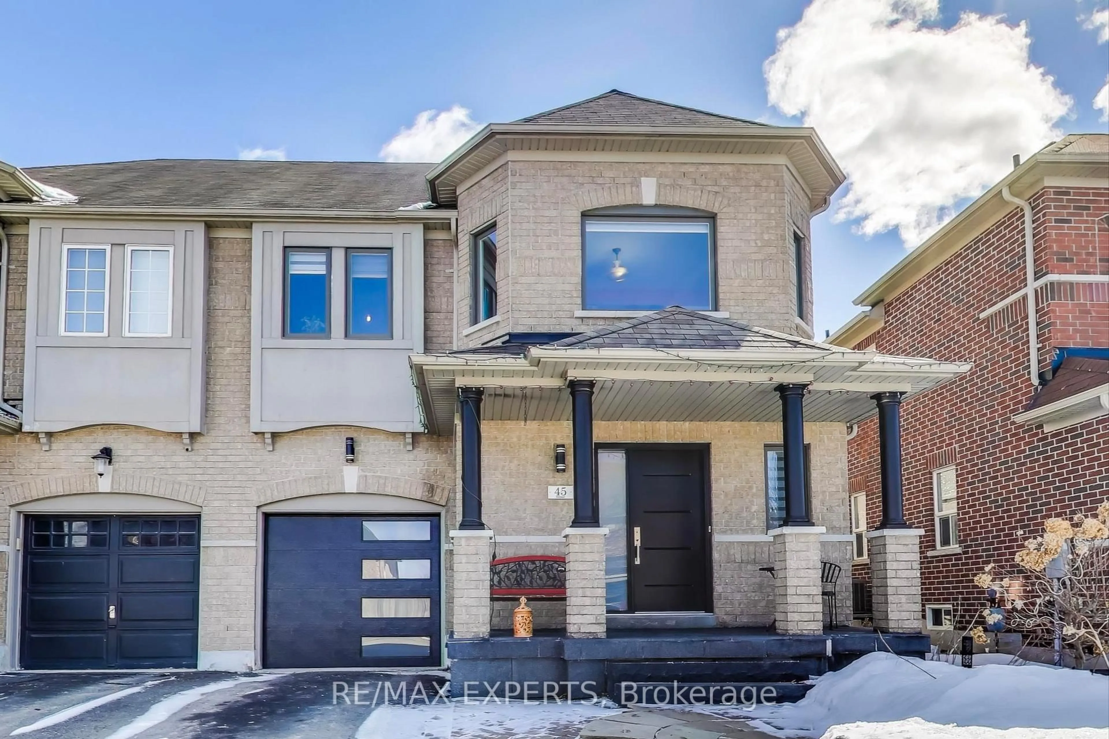 Home with brick exterior material, street for 45 Wallwark St, Aurora Ontario L4G 0J2