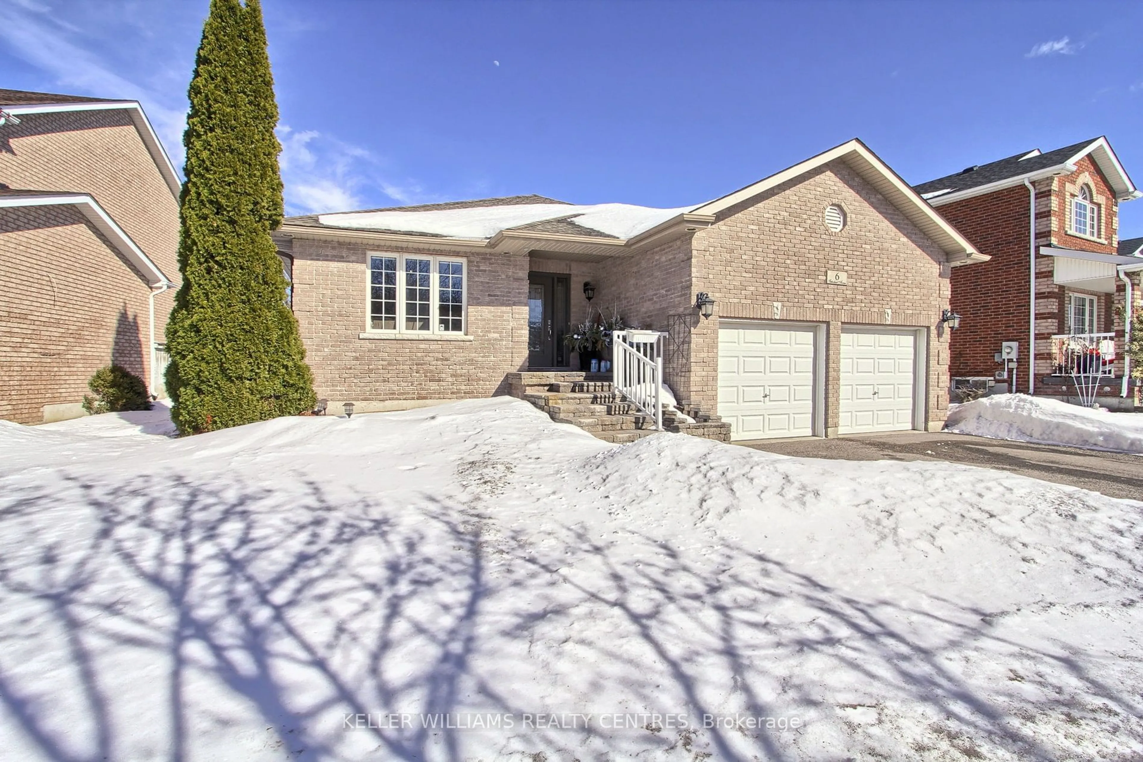 Home with brick exterior material, street for 6 Sutherland Ave, Bradford West Gwillimbury Ontario L3Z 3H9