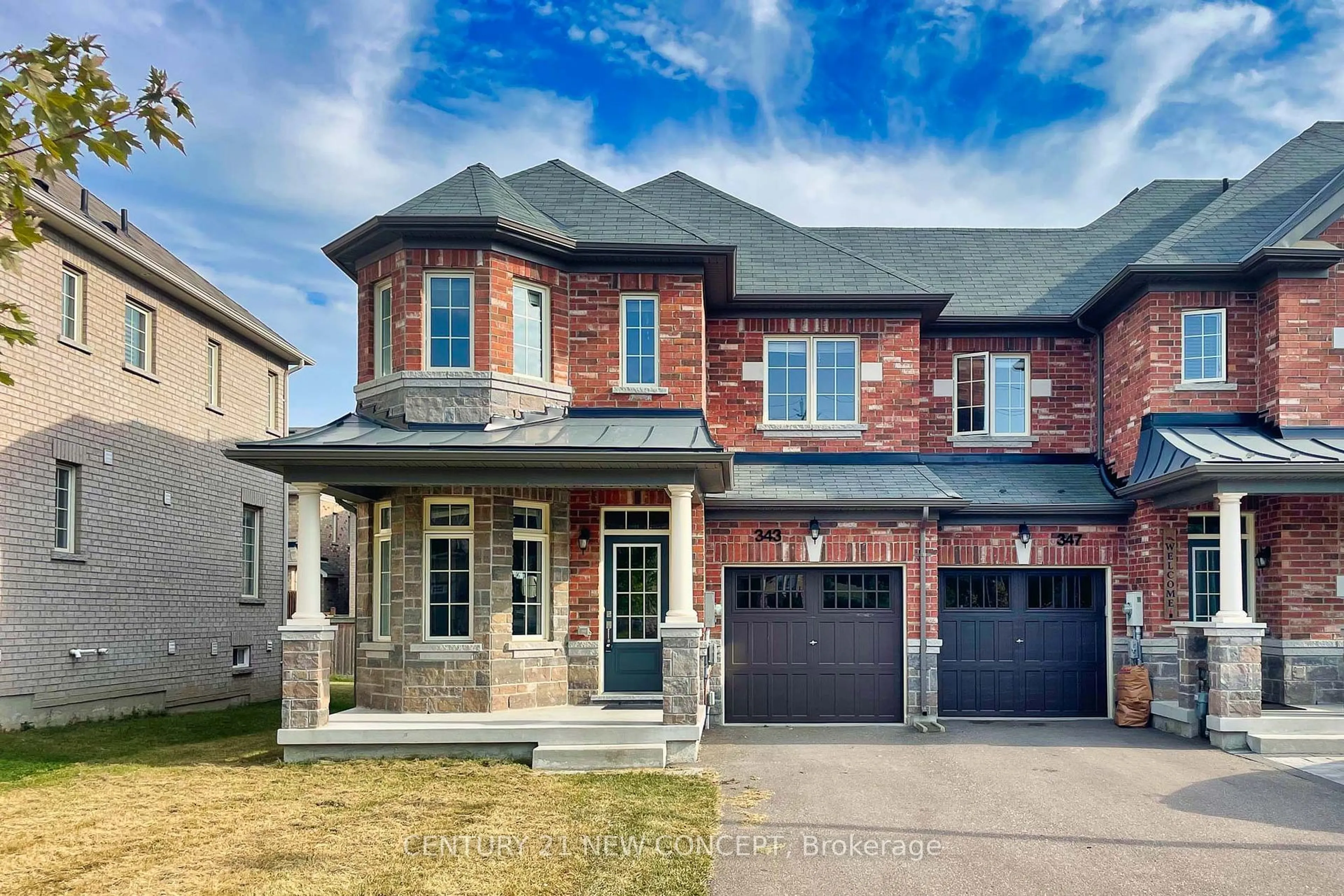 Home with brick exterior material, street for 343 Luck Crt, Newmarket Ontario L3X 0J5