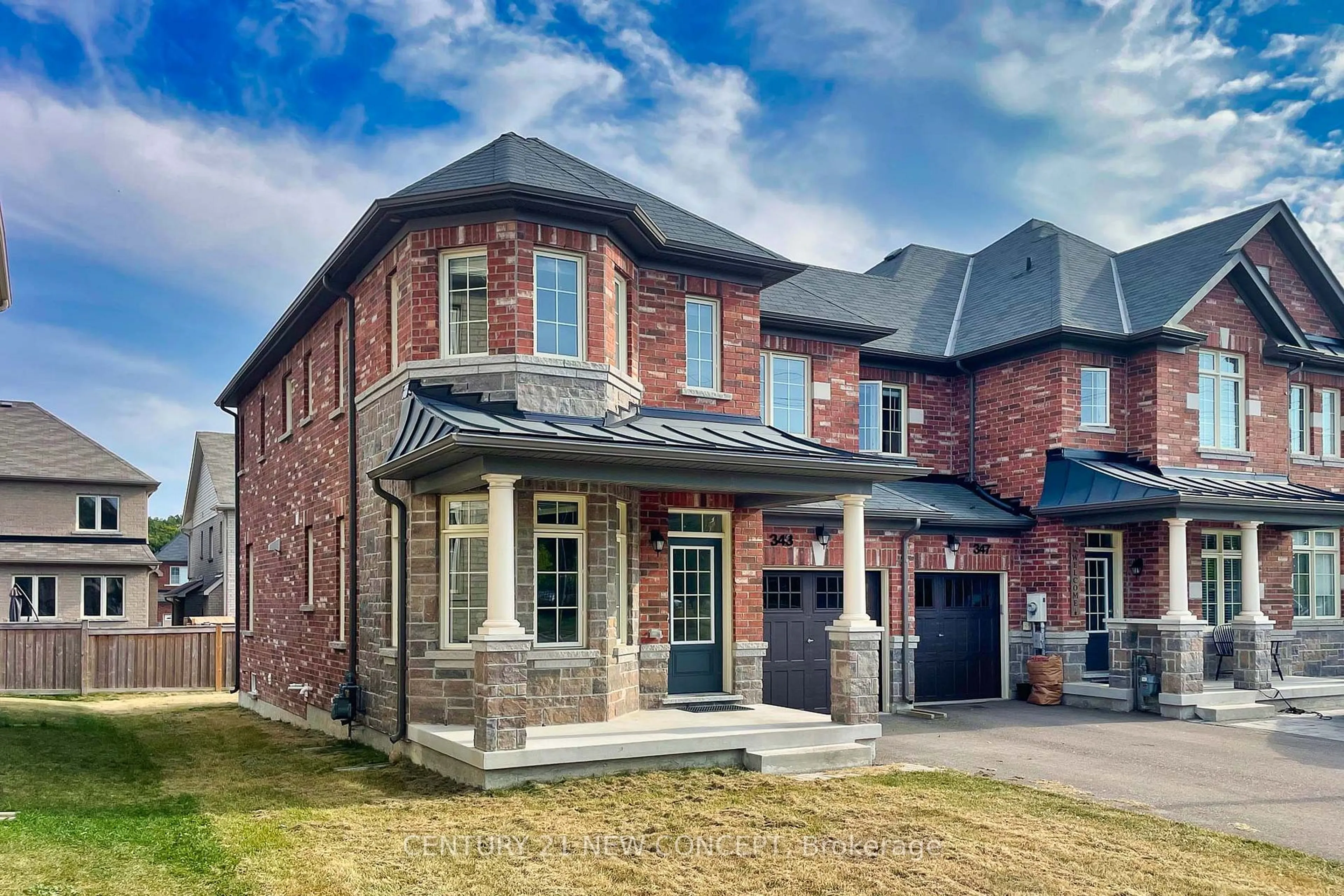 Home with brick exterior material, street for 343 Luck Crt, Newmarket Ontario L3X 0J5