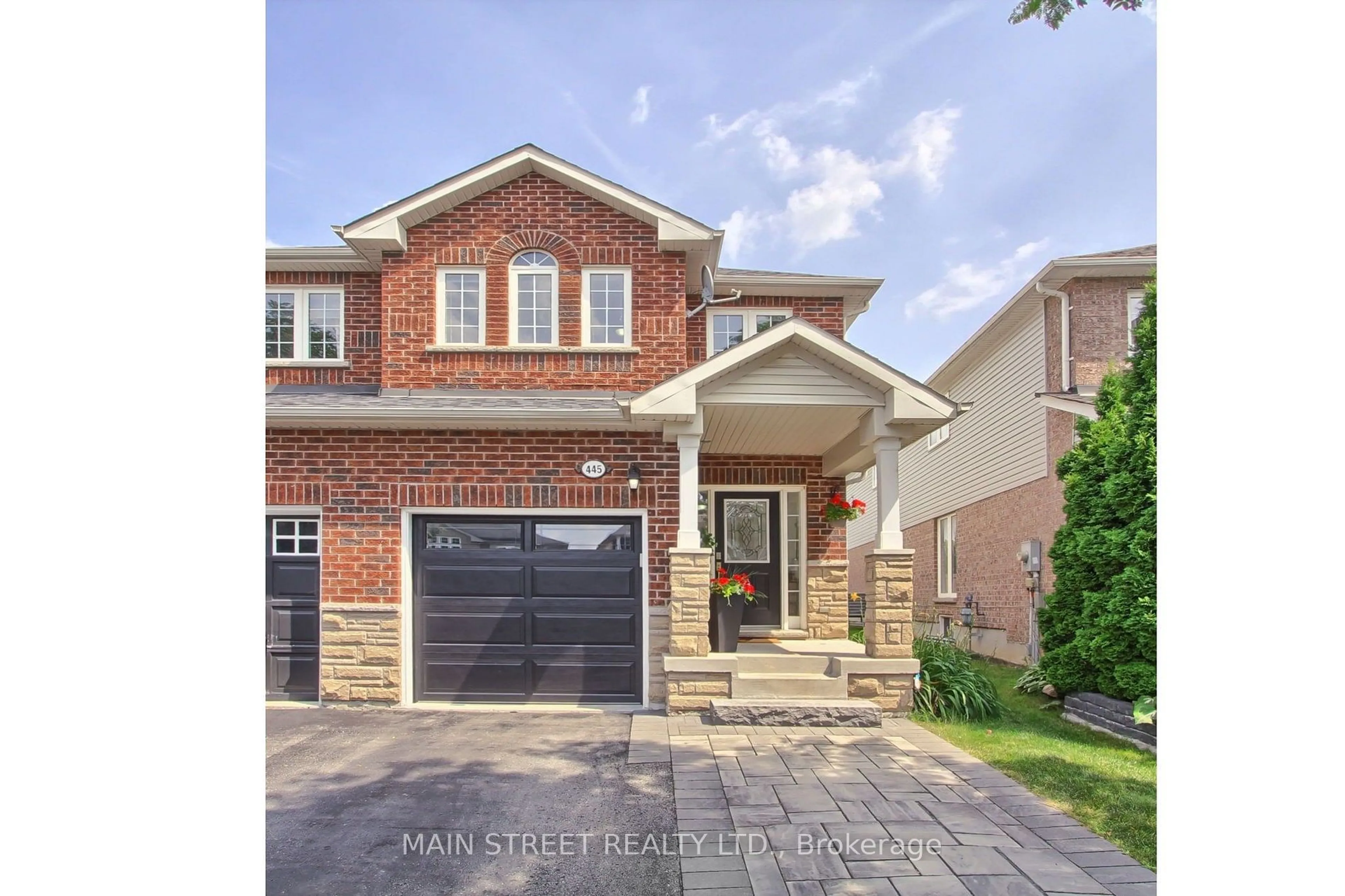 Home with brick exterior material, street for 445 Sydor Crt, Newmarket Ontario L3X 2Y6