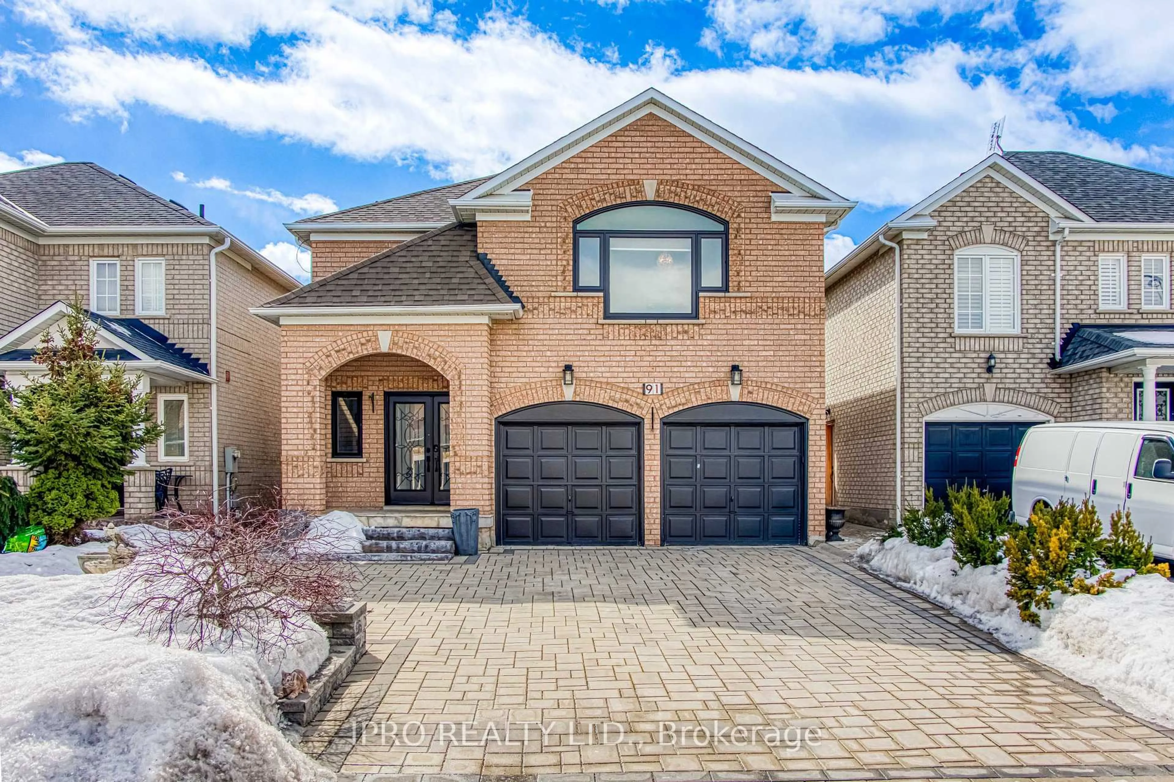 Home with brick exterior material, street for 91 Mondavi Rd, Vaughan Ontario L4H 1L8