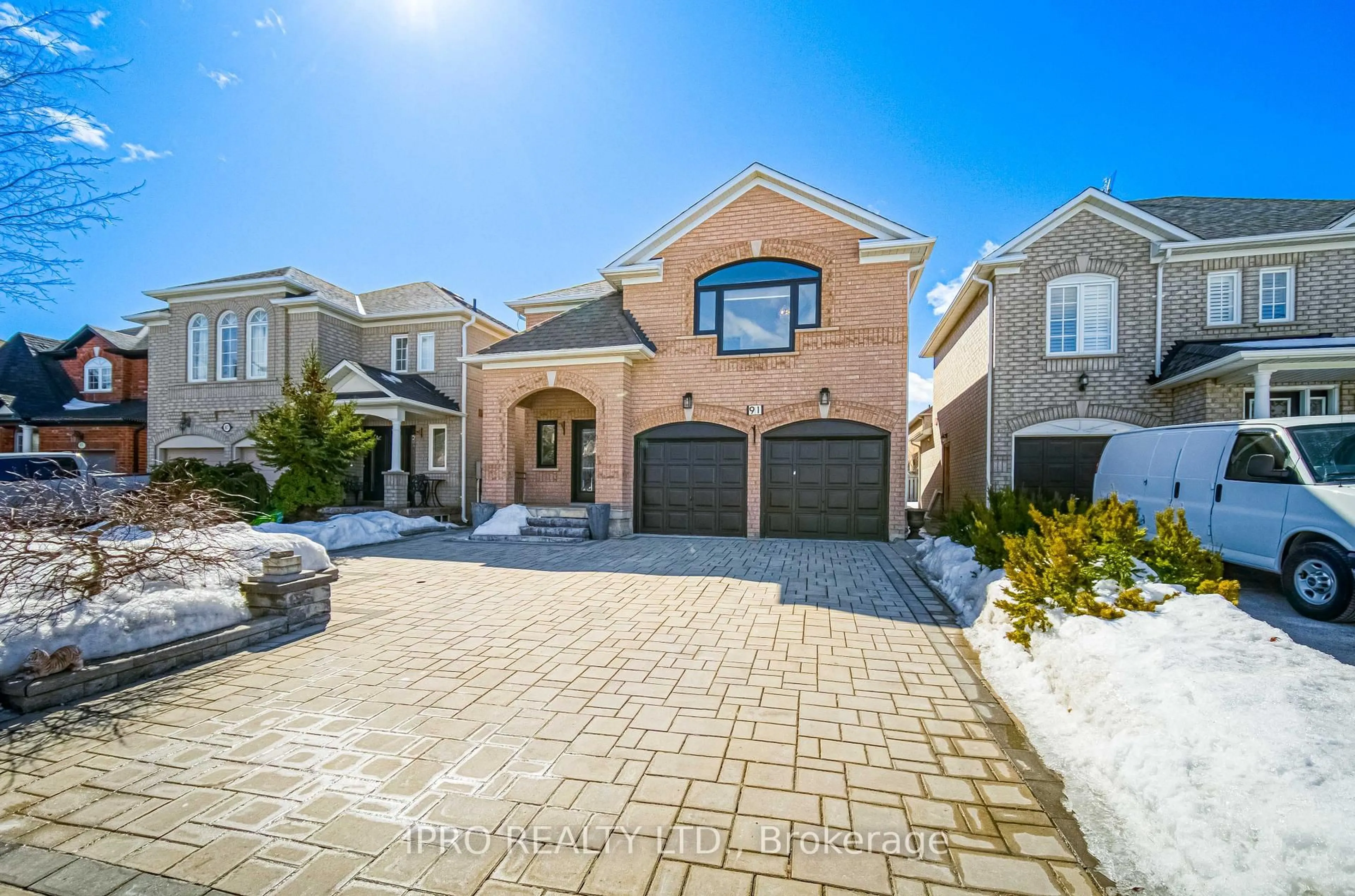 Home with brick exterior material, street for 91 Mondavi Rd, Vaughan Ontario L4H 1L8