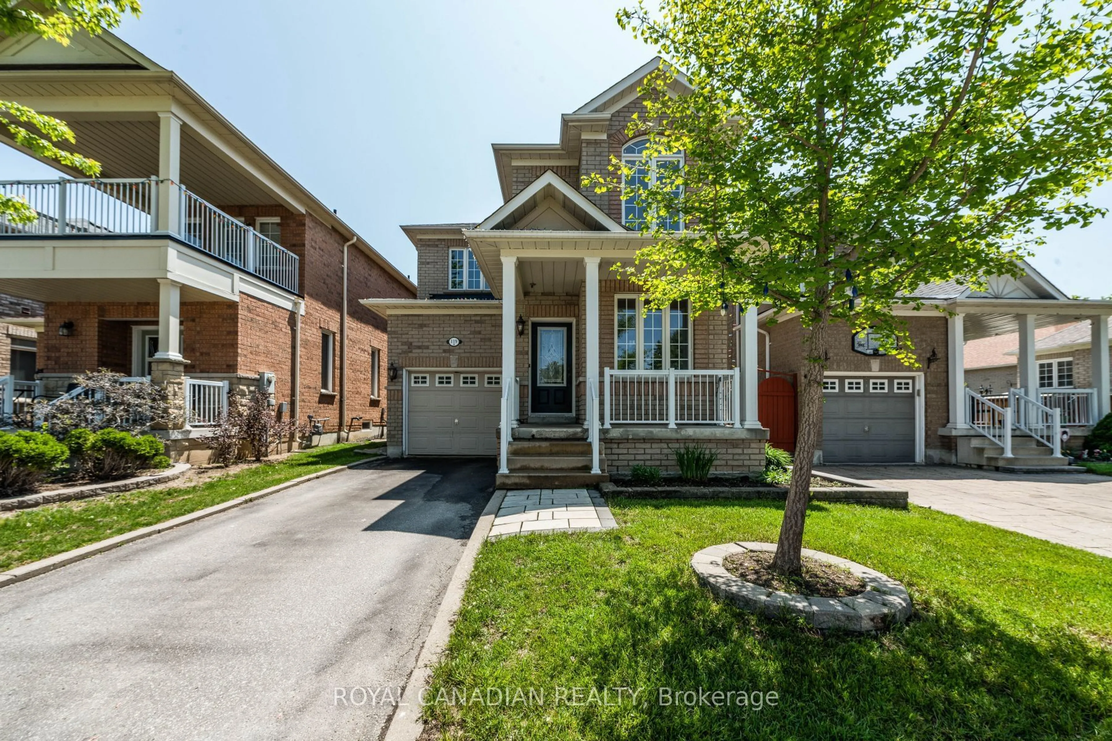 Home with brick exterior material, street for 119 Saffron St, Markham Ontario L6E 1Y9