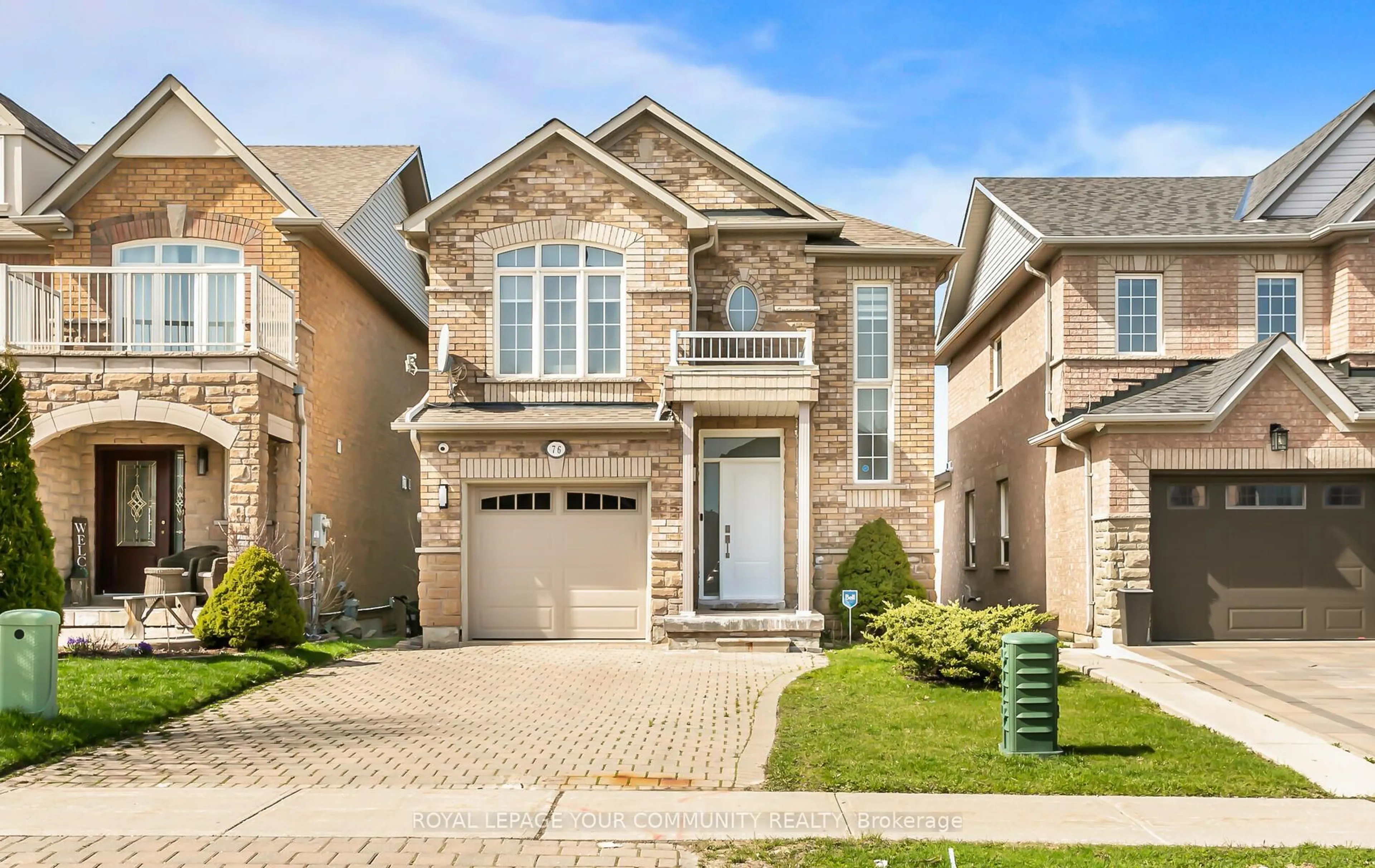 Home with brick exterior material, street for 76 Beaverbrook Cres, Vaughan Ontario L6A 3T3