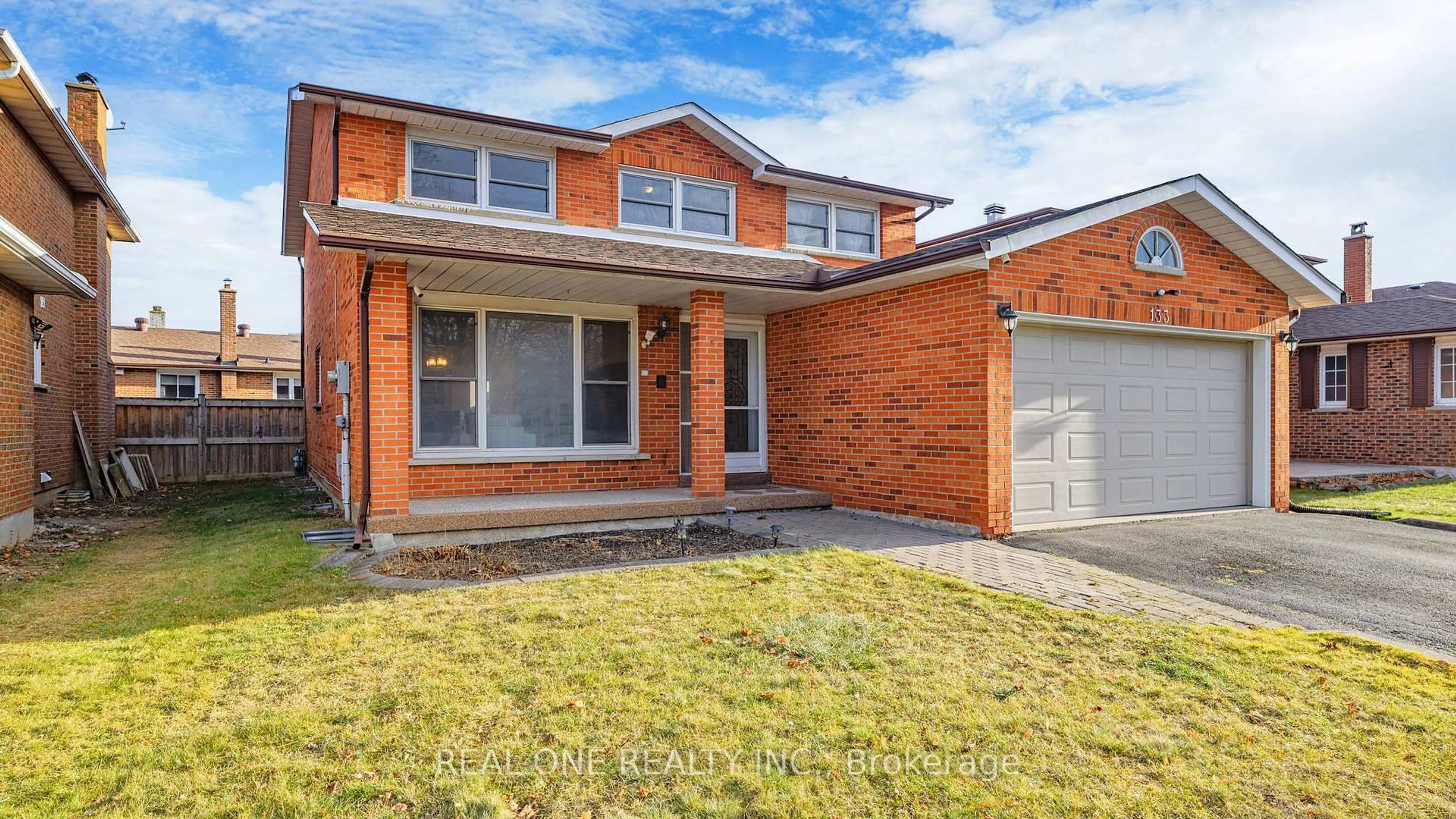 Home with brick exterior material, street for 133 Risebrough Crct, Markham Ontario L3R 3E1